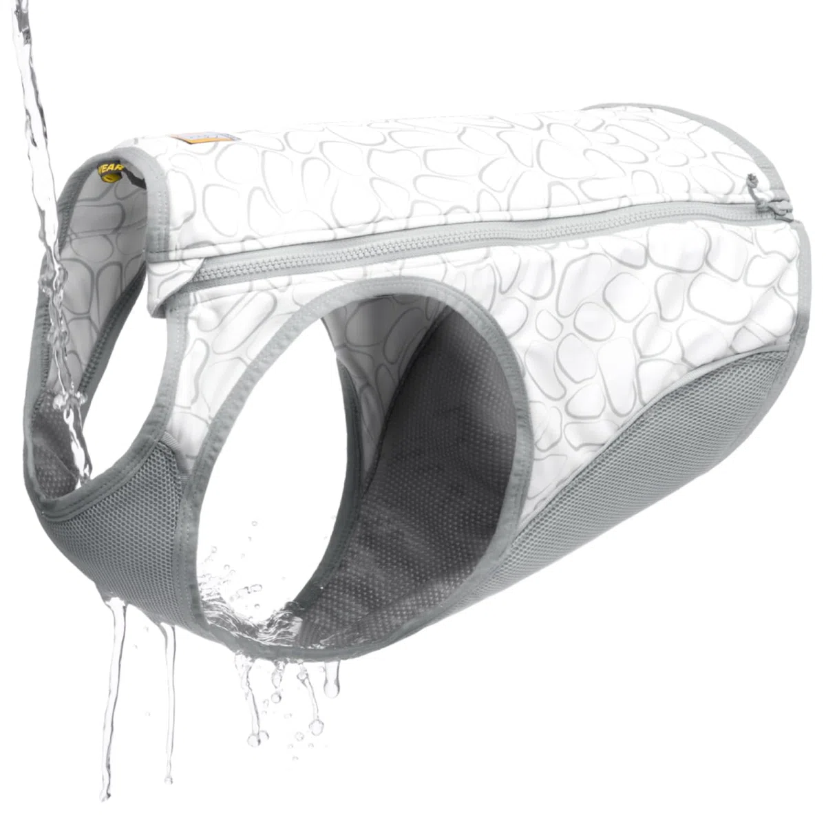 Ruffwear, chaleco con cremallera enfriador de pantano para perros, refrigeración evaporativa para climas cálidos, gris grafito, grande