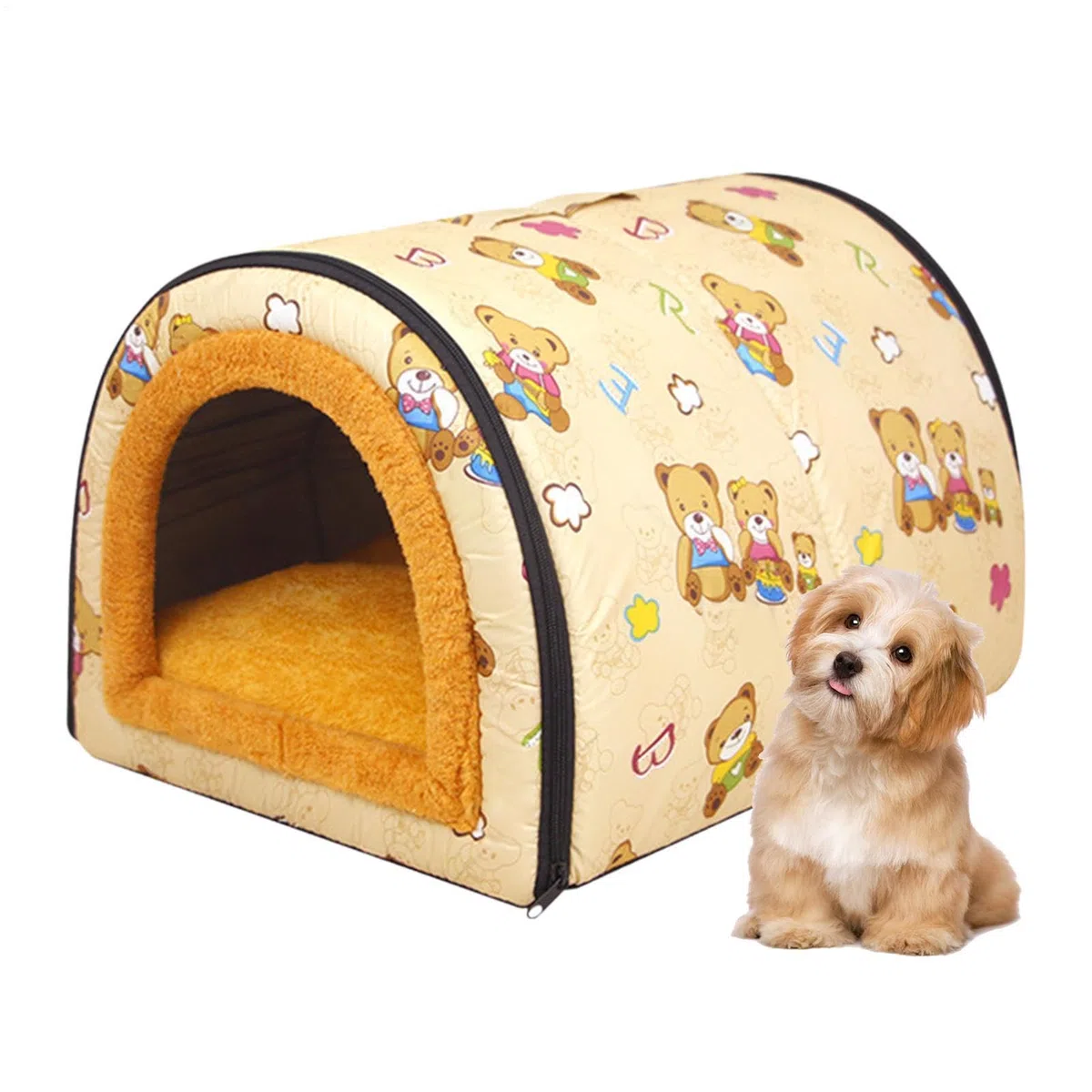 Cama cueva para gatos, cueva portátil para gatos y perros