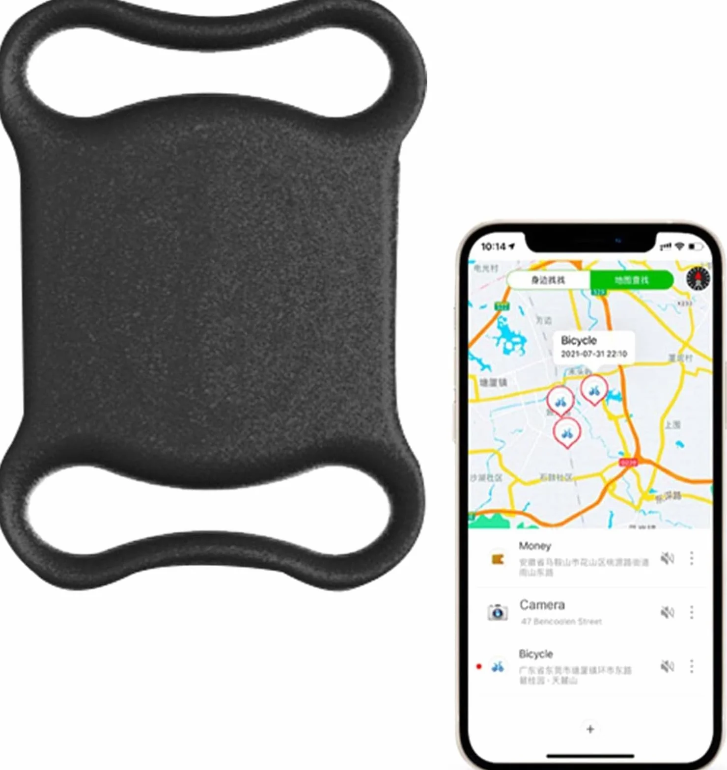 Rastreador GPS para mascotas, seguimiento de ubicación en tiempo real con control de aplicación, diseño impermeable y ligero para perros y gatos, seguridad al aire libre