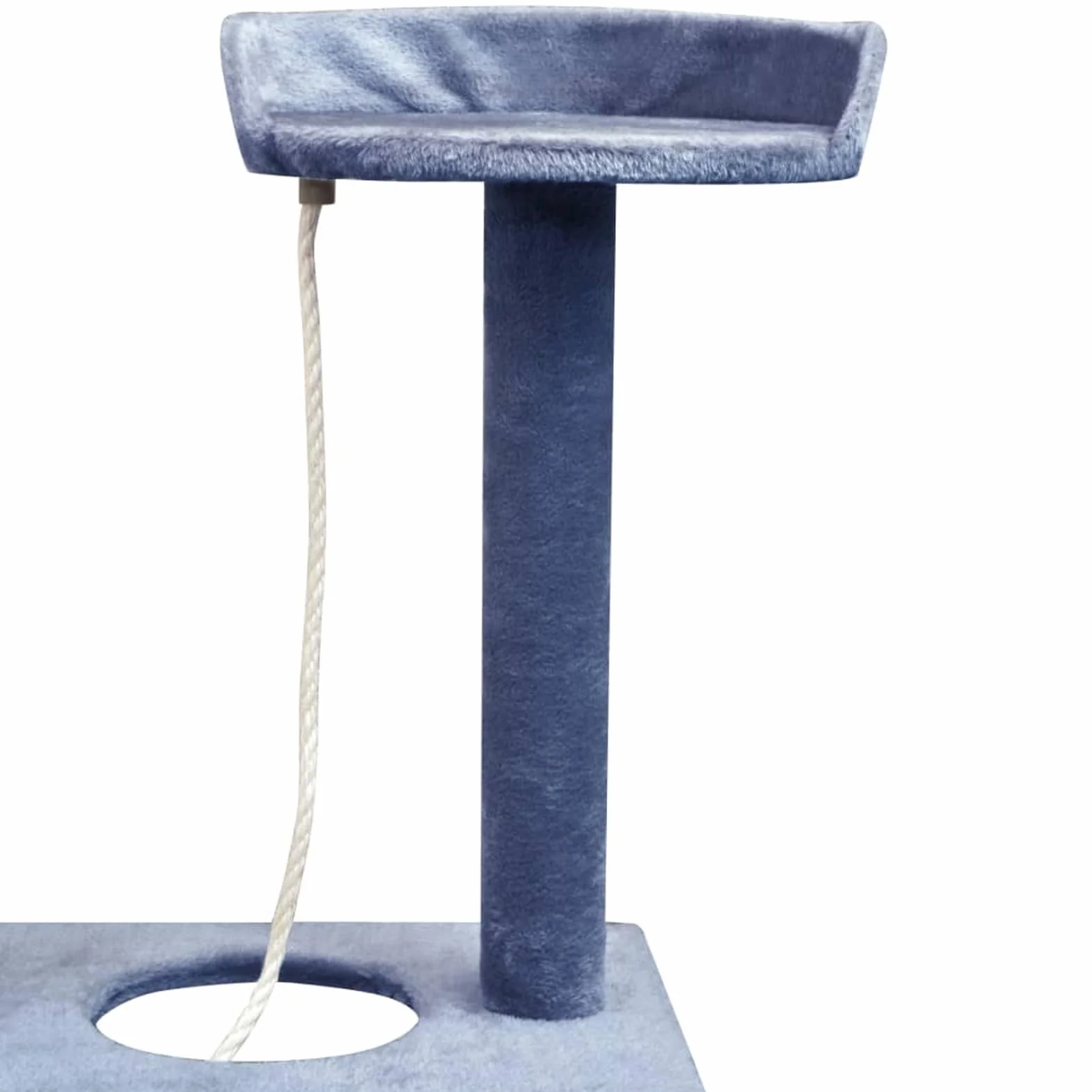 ShGaxin Rascador para Gatos Poste rascador de sisal, Rascador Gato, Arbol Rascador para Gatos, Gatos Accesorios, Torre Gatos, Arranhador para Gatos, Casa para Gatos, 150 cm Azul Oscuro