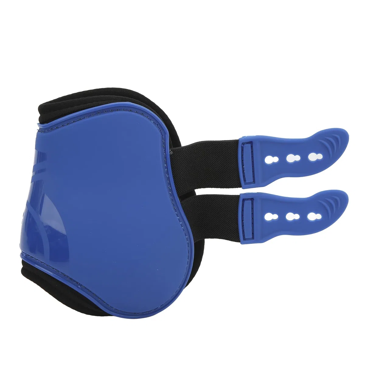4 polainas traseras delanteras de neopreno resistentes a los golpes, polainas para caballos para deportes de alta velocidad (A set of blue front and back L)