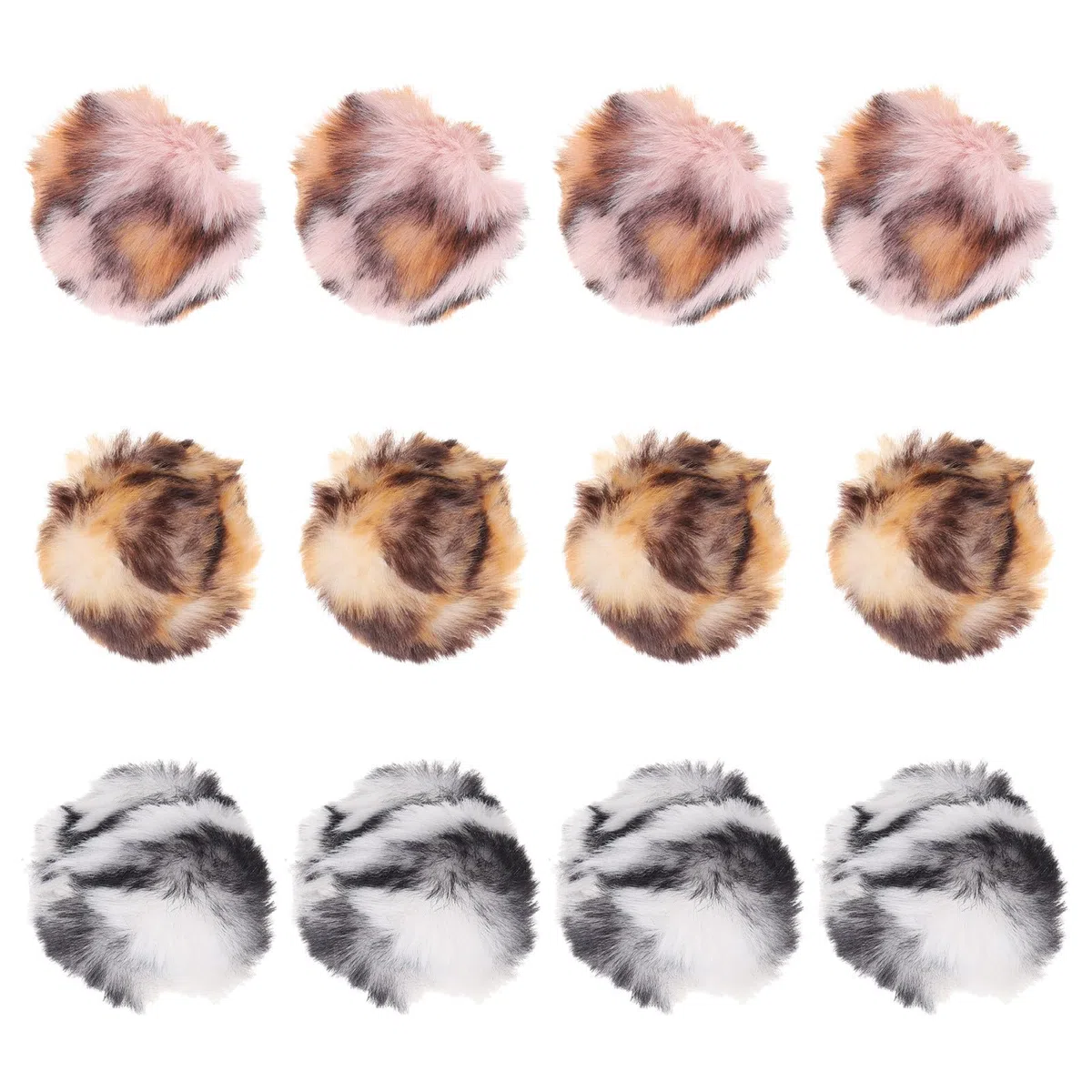 FRCOLOR 36piezas Juguetes Interactivos para Gatos Hierba Balones De Peluche De Artificial para Molar y Diversión para Aleatorios