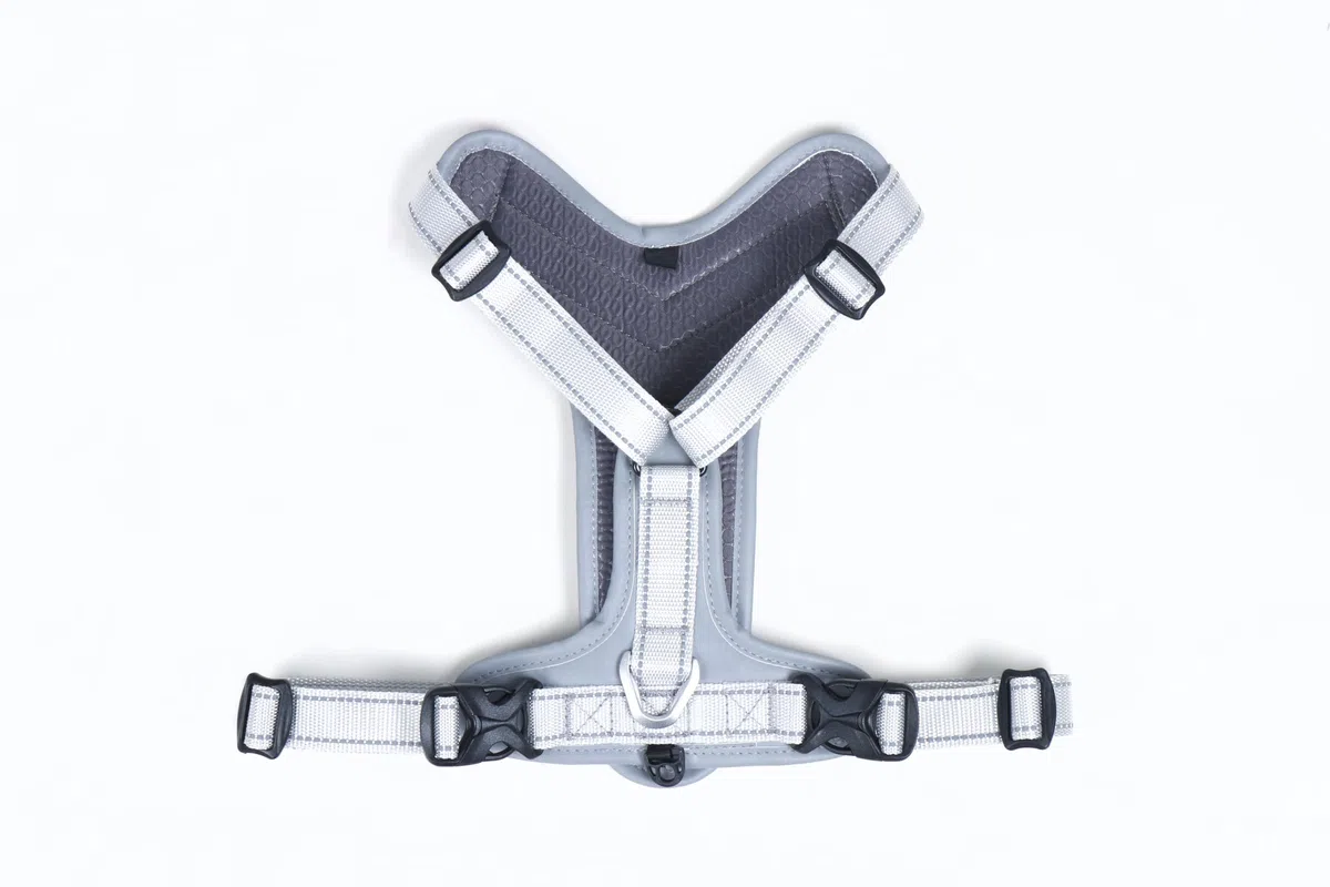 Mountain Paws Arnés para Perro, para Adaptarse a tamaños de Pecho de 45 a 108 cm, Acolchado de Espuma con Ribetes Reflectantes, Reflectante, Extra Grande