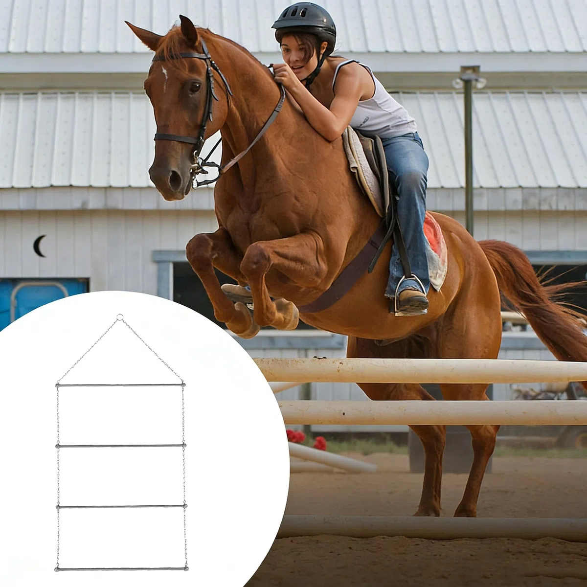 GOWENIC Soporte para Mantas de Sillín de Montaje en Pared de 33 Pulgadas | Estante de Almacenamiento Extra Ancho con 4 Varillas para Mantas y Toallas para Caballos