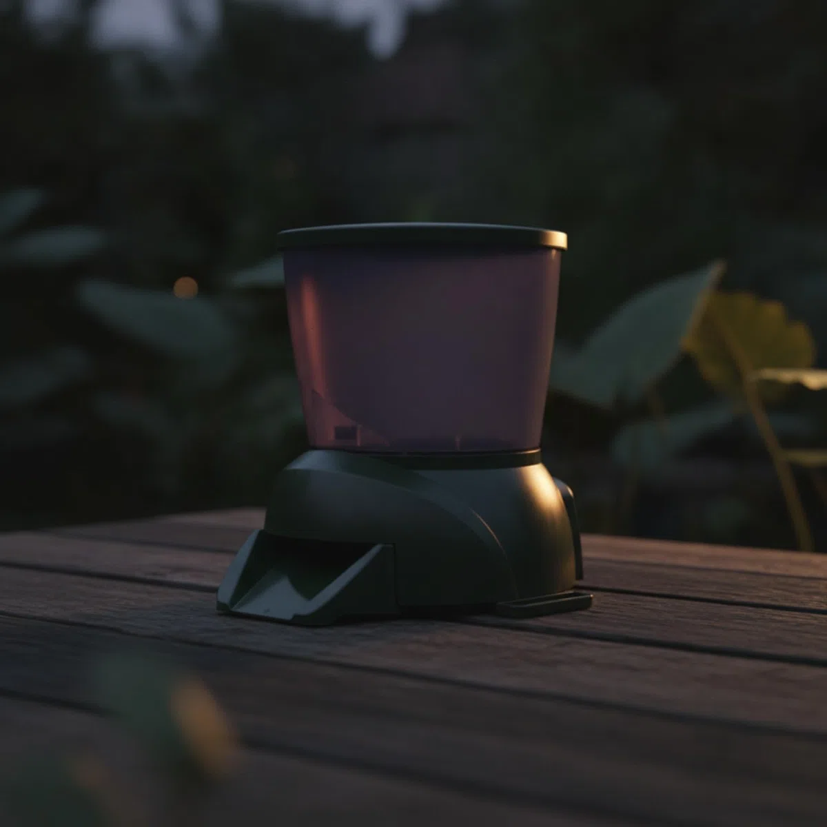 Alimentador Automático de Estanque Comedero Dispensador Dosificador con Temporizador Programable y Depósito Transparente de 4.25 litros para Mascotas