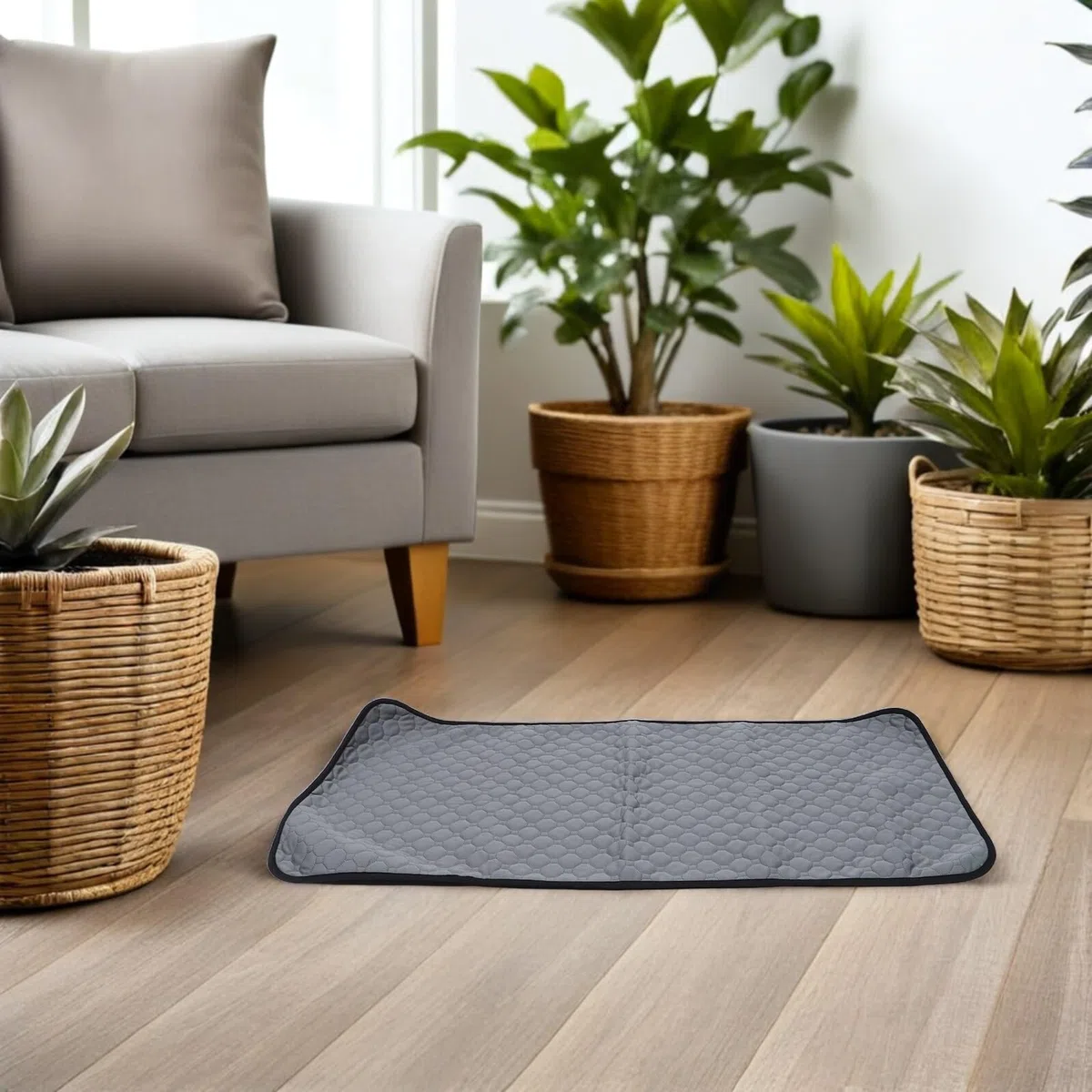 Almohadillas Lavables Reutilizables para Perros 119x61cm, Absorción Rápida y Base Antideslizante, Ideales para Entrenamiento en Casa y Viajes