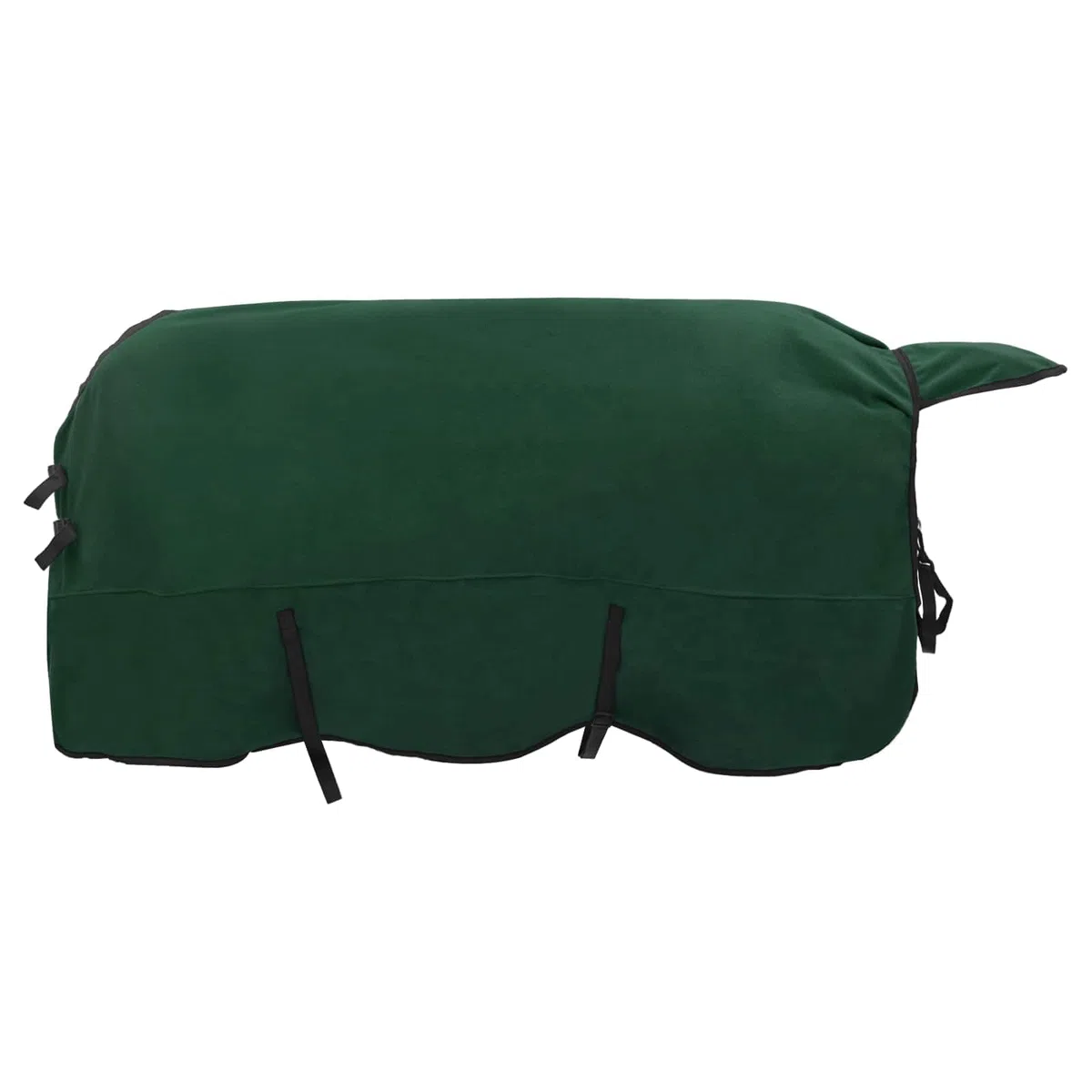Manta para caballo, 125 cm, poliéster, color verde oscuro