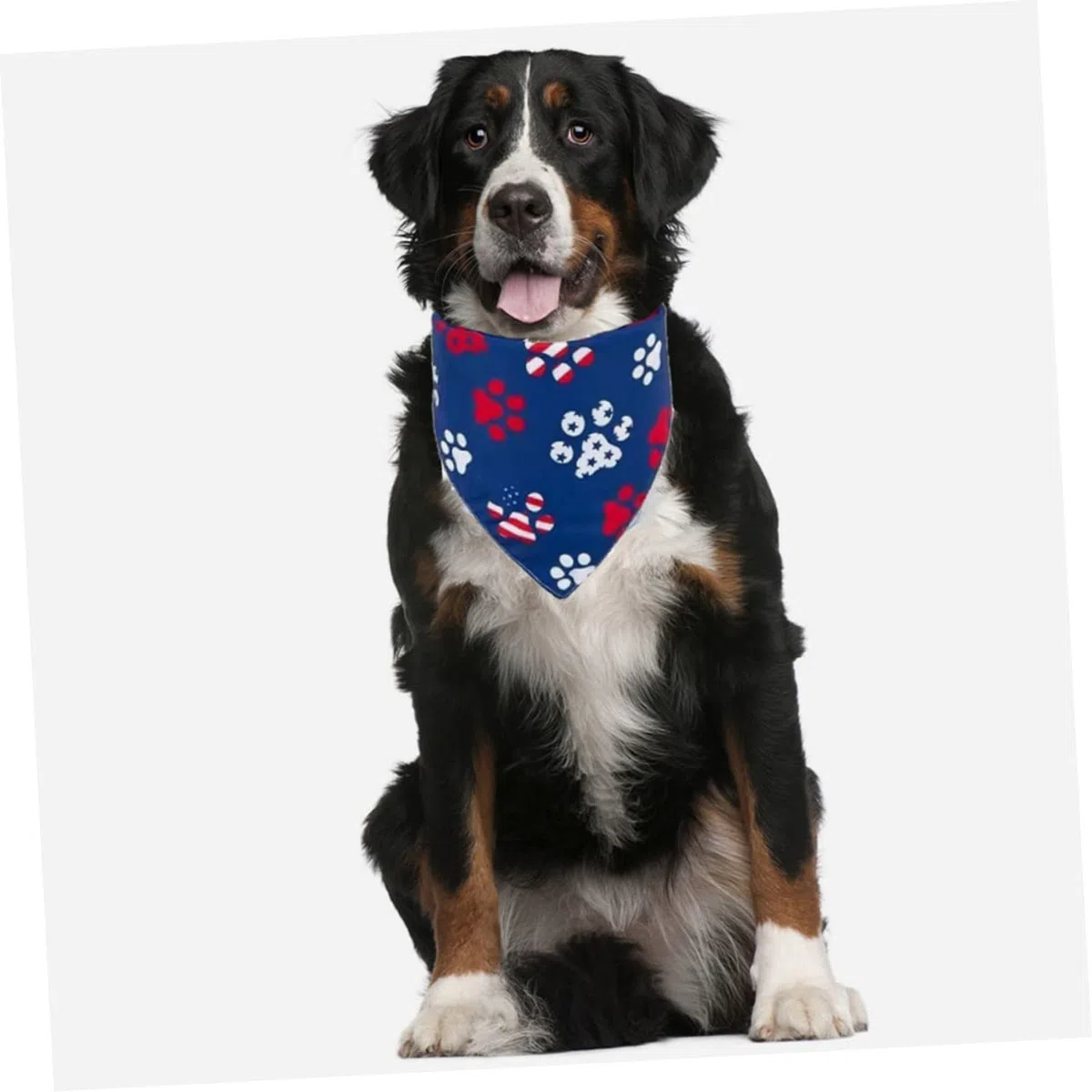 Sosoport 20piezas Pañuelos Triangulares para Mascotas Bandanas Decorativas De Día Independencia para Perros y Gatos Kit De Bufandas Ligeras y Cómodas para Mascotas