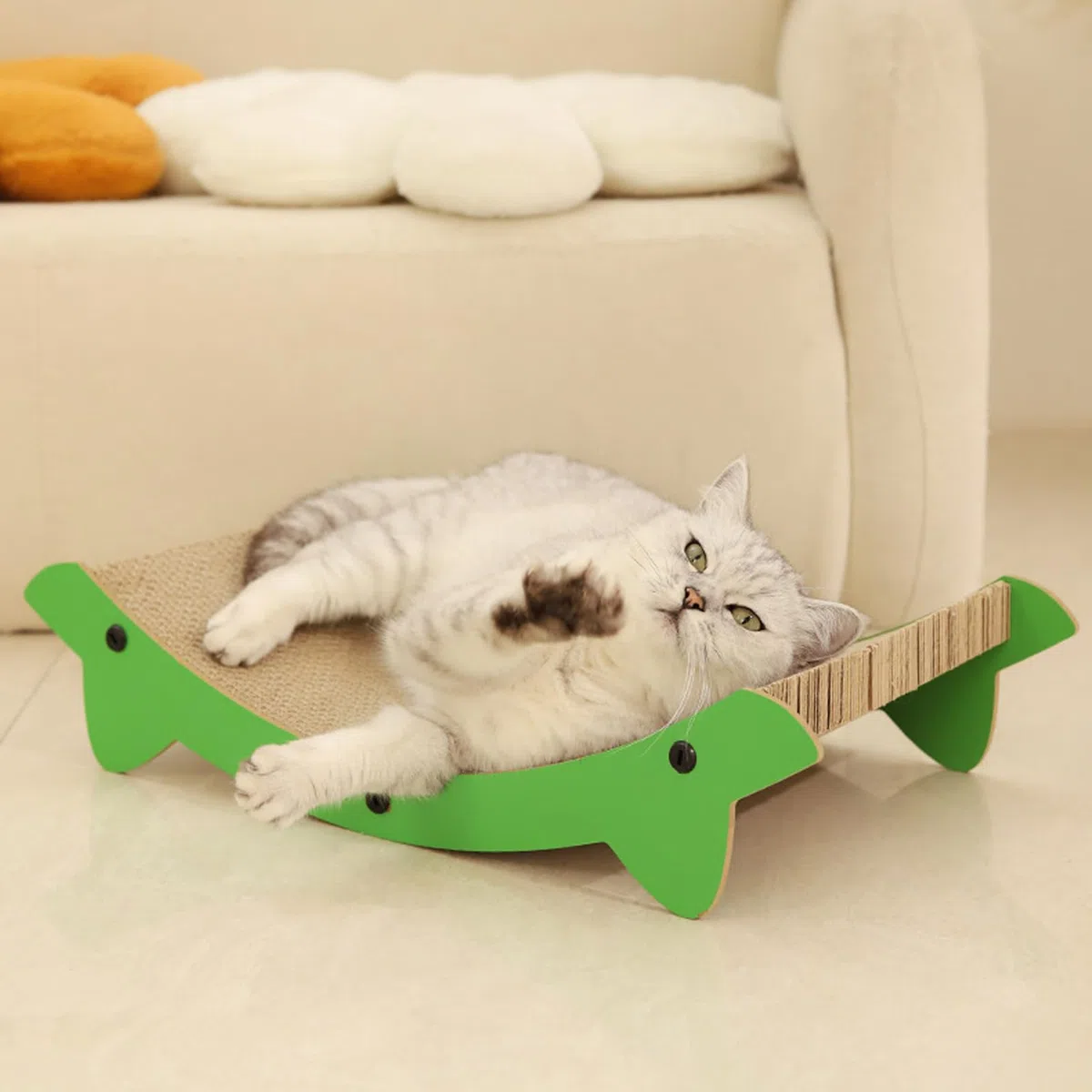 Tablero Rascador Para Gatos Rascador Para Gatos Cama Gatito | Accesorios Para Mascotas Protección Para Muebles Contra Arañazos En Alfombra Sofá Pared Puerta Juego Interior Contra