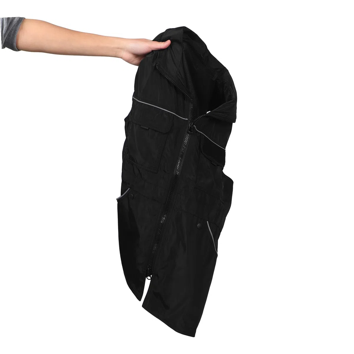 Chaleco de Entrenamiento para Perros Múltiples Bolsillos Ropa Protectora para Entrenamiento de Agilidad y Obediencia Tiras Reflectantes Chaqueta para Dueños de Mascotas XL