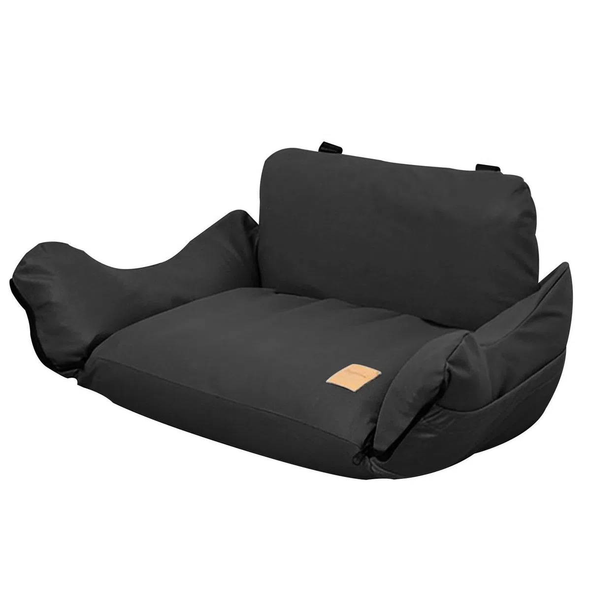 Asiento de coche para perro, cama transpirable, asiento trasero de viaje