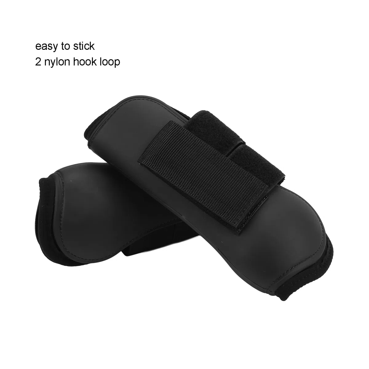 Desconocido Juego de 2 uds. De Botas para tendón de Caballo, Suaves, Antideslizantes, con amortiguación, Botas Protectoras para tendón de Carcasa de PU para Caballos (Grandes)