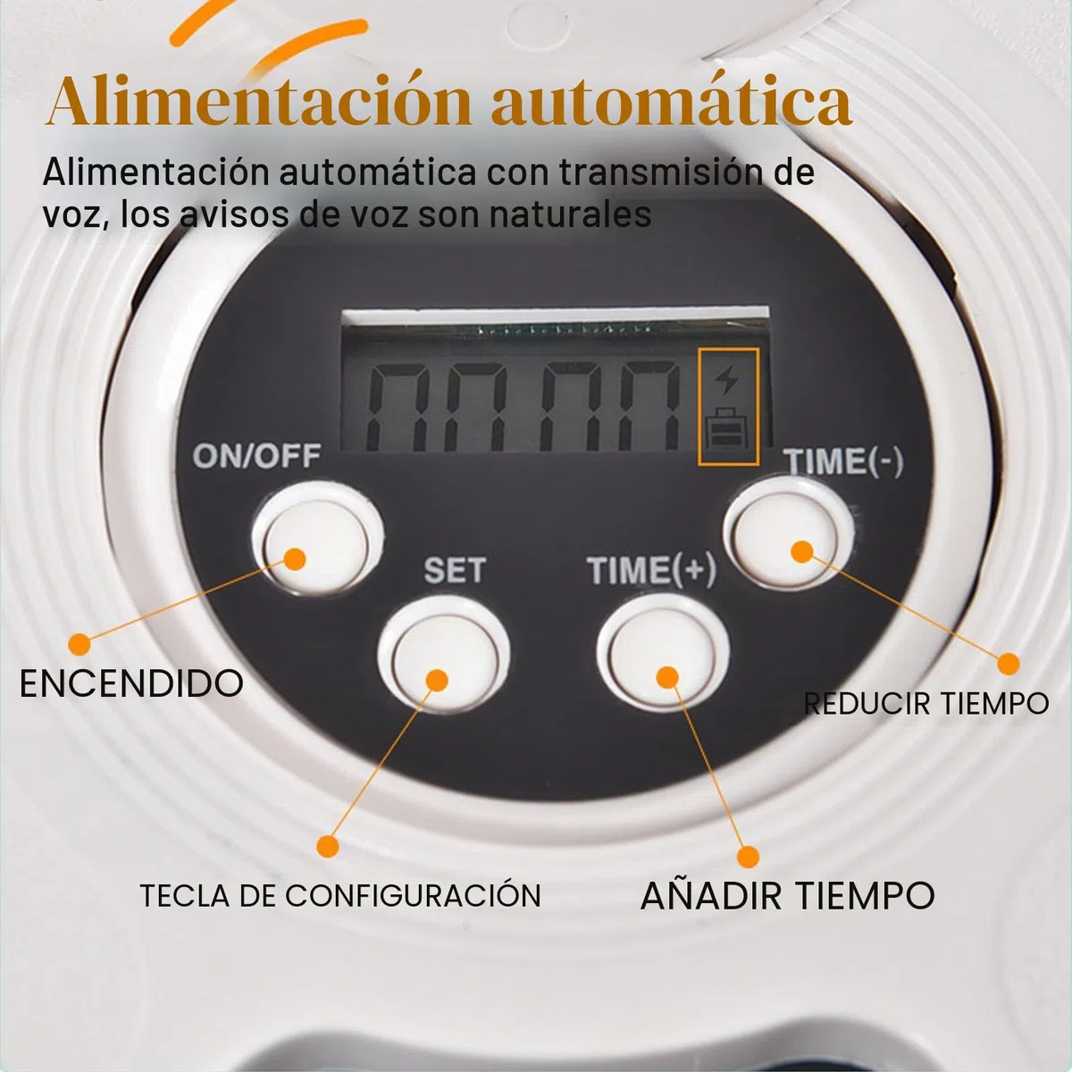 PORFOYO Comedero Automático Para Gatos Con Refrigeración, Alimentador Inalámbrico Con Batería Y Temporizador, Dispensador De Comida Seca Y Húmeda Con Pantalla LCD, 6 Compartimentos