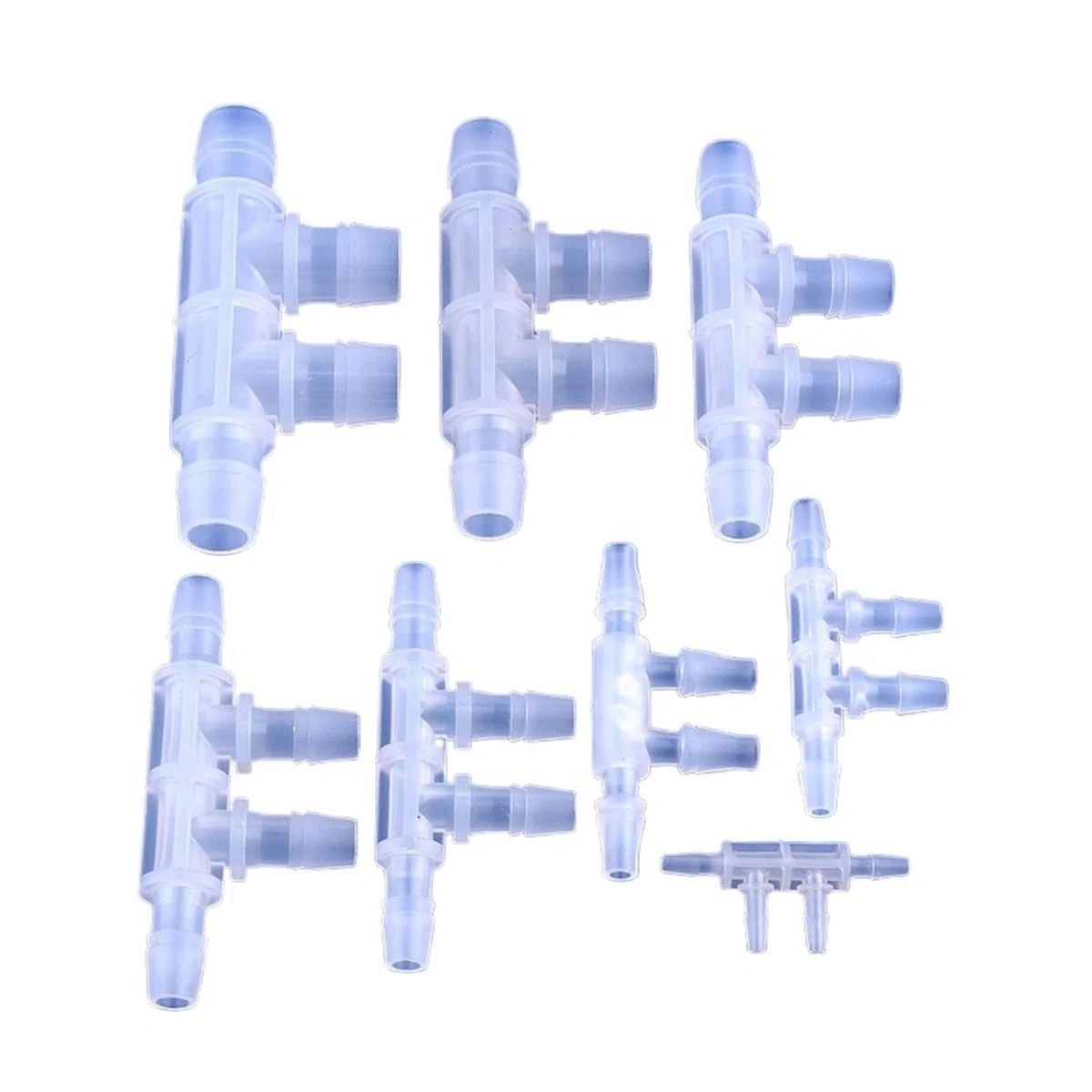 5-200 piezas de conectores de manguera de bomba de aire de acuario de tubería de 2,4~11,1 mm(6.4mm,50 Pieces)
