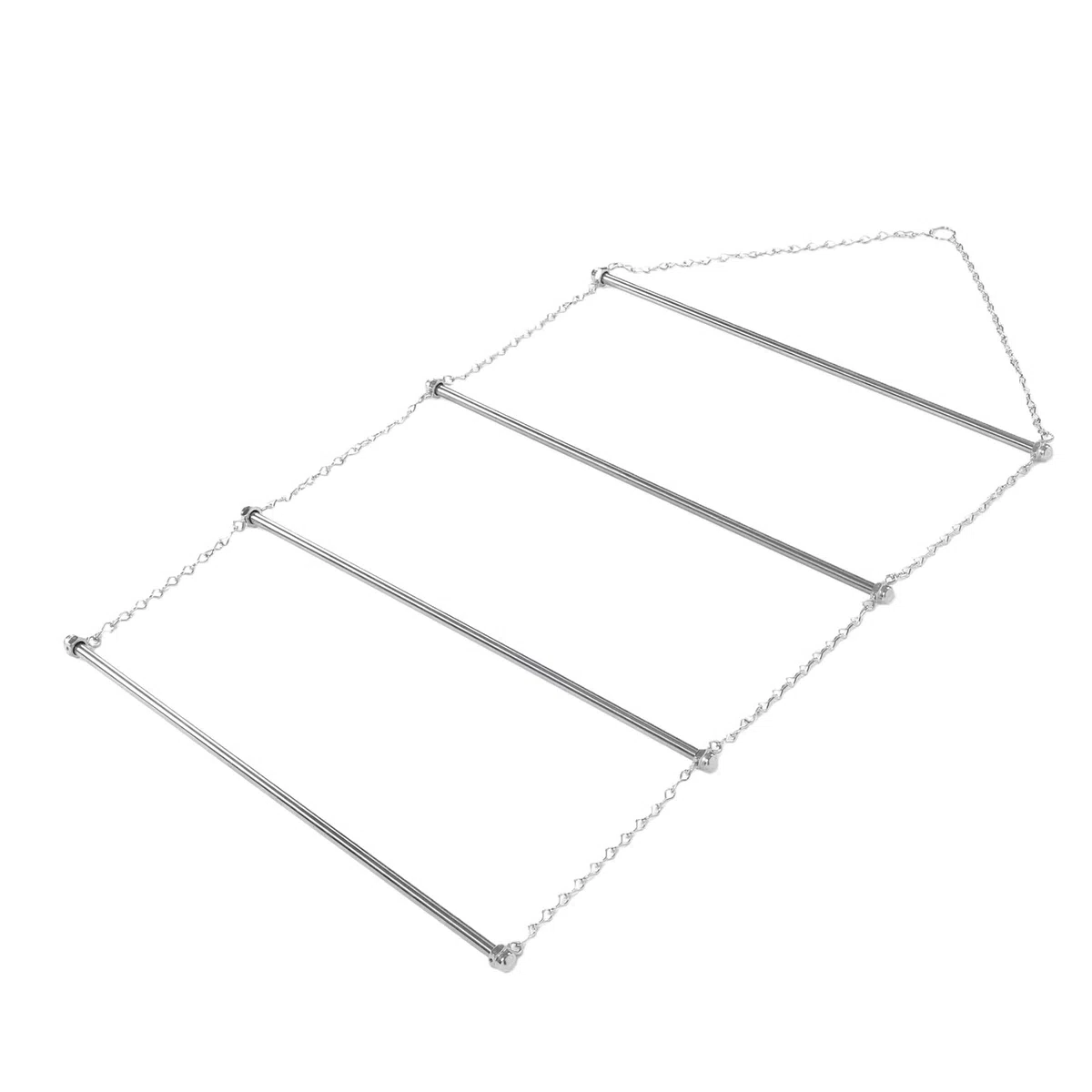GOWENIC Soporte para Mantas de Sillín de Montaje en Pared de 33 Pulgadas | Estante de Almacenamiento Extra Ancho con 4 Varillas para Mantas y Toallas para Caballos