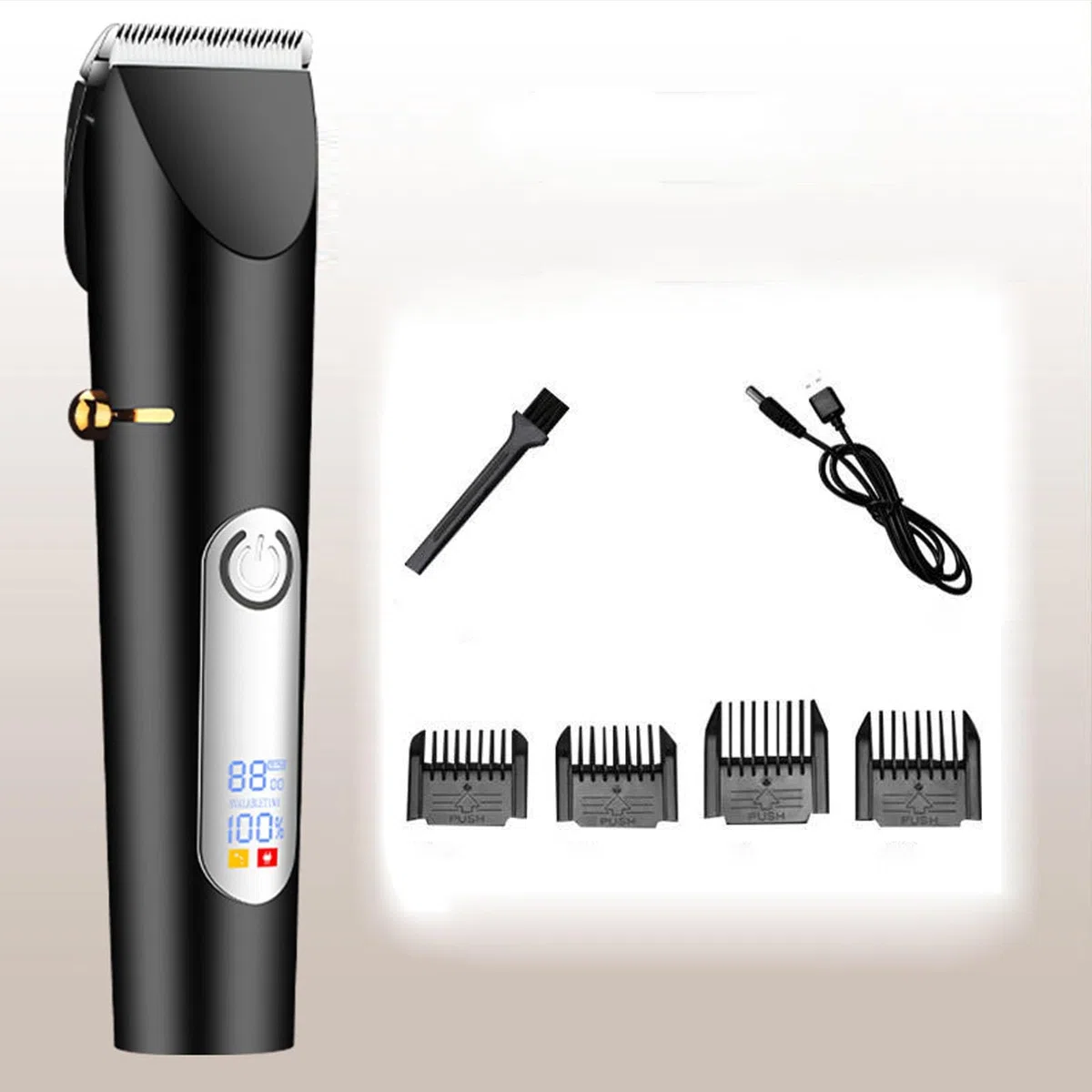 Kit De Aseo Para Cortapelos Para Perros, Recortador De Pelo Para Perros Y Gatos Recargable De Bajo Ruido Con Tijeras De Peluquería Canina, Cortapelos Inalámbrico Para Perros, Gatos Y Animales