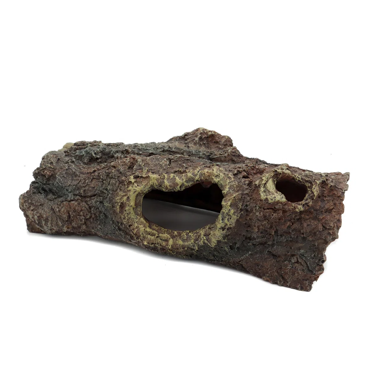 JIHAQUA Decoración de terrario de corteza de resina para acuario, lagarto, serpiente o reptil, lagarto, araña y peces de acuario (corteza mediana C)