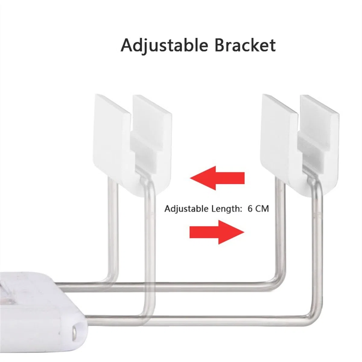 Luz para Piscina Super delgado Le Luz acuática de iluminación de acuario DS con soporte ajustable 20-6 0cm Clip impermeable extensible en la lámpara for el tanque de pescado Luces Sumergibles ( Color
