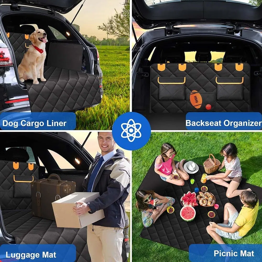 BEDPET Funda Maletero Coche Perros Alfombra Protector para Dacia Duster/Jogger/Lodgy, Cover Carga Mascotas Antideslizante y Duradera,B