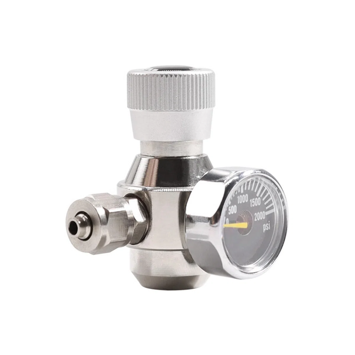 3X Regulador de CO2 para Acuario Manómetro de 2000 Psi para Tubo de Succión de 6 mm 3/8-24UNF