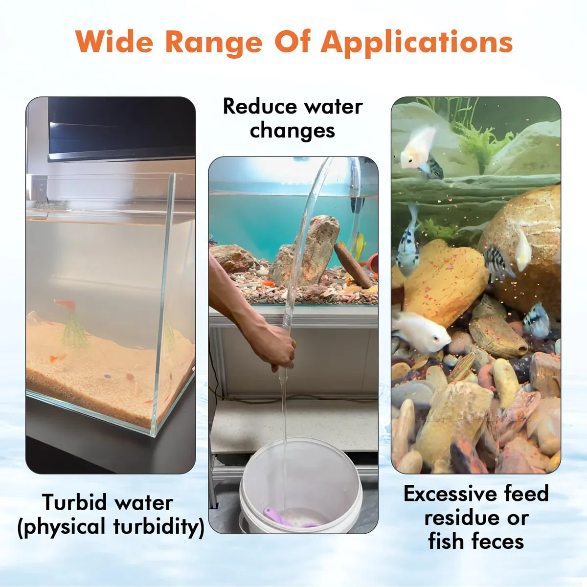 hygger Clarificador de agua para acuario, clarificador de agua para pecera, para tanques de agua dulce y salada, 1000 ml