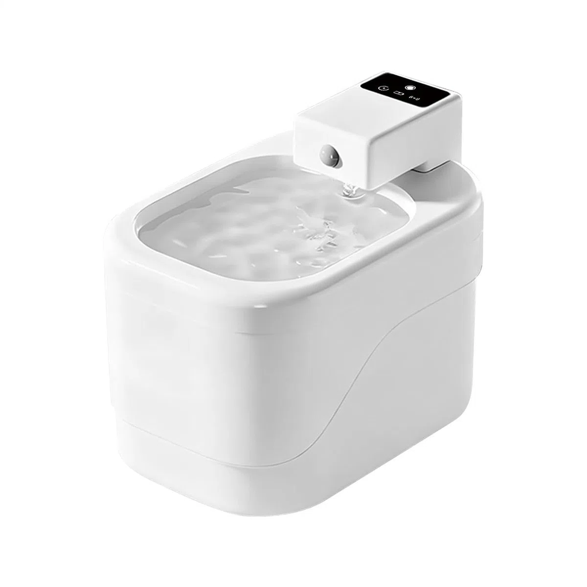 Fuente de Agua Automática para Gatos Dispensador de Bebida Inalámbrico de 2 | Fuente de Agua Recargable para Mascotas para Animal Pequeño Animal Pequeño de Interior en el Suelo