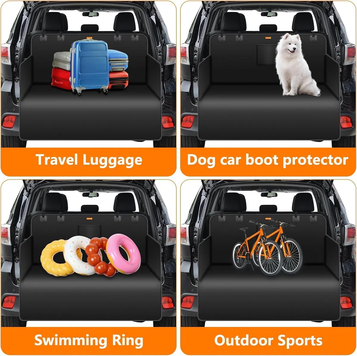 Protector de Maletero para Perros para Passat B6 (3C) | Funda Maletero Coche Perros Antideslizante Impermeable Antiarañazos Proteger contra el Pelo del Perros Polvos Suciedad Líquid