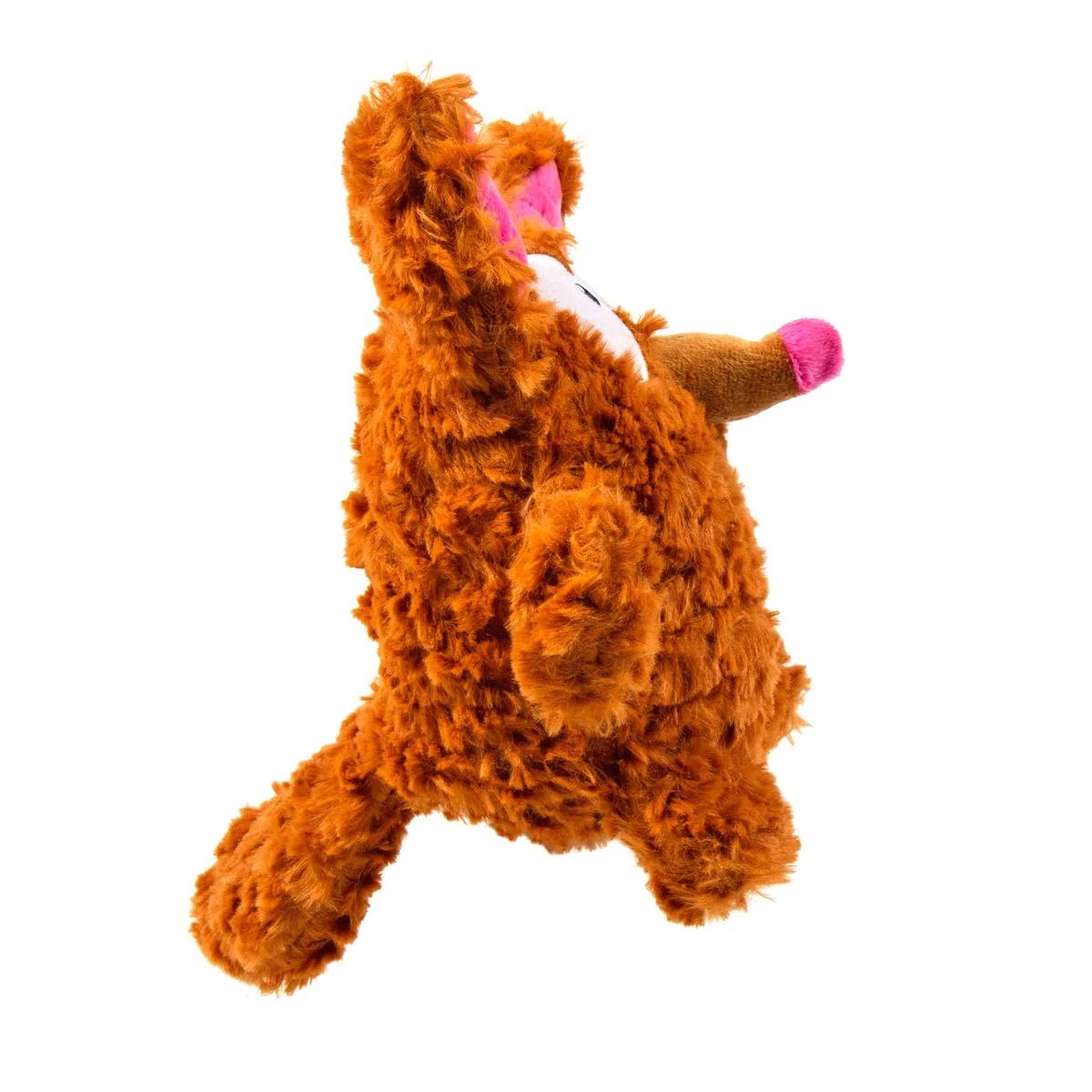 goDog Moonmoon PlayClean Bush - Juguete chirriante de Peluche para Perros con aceites Esenciales Que eliminan el Olor, tecnología Chew Guard, marrón, Grande