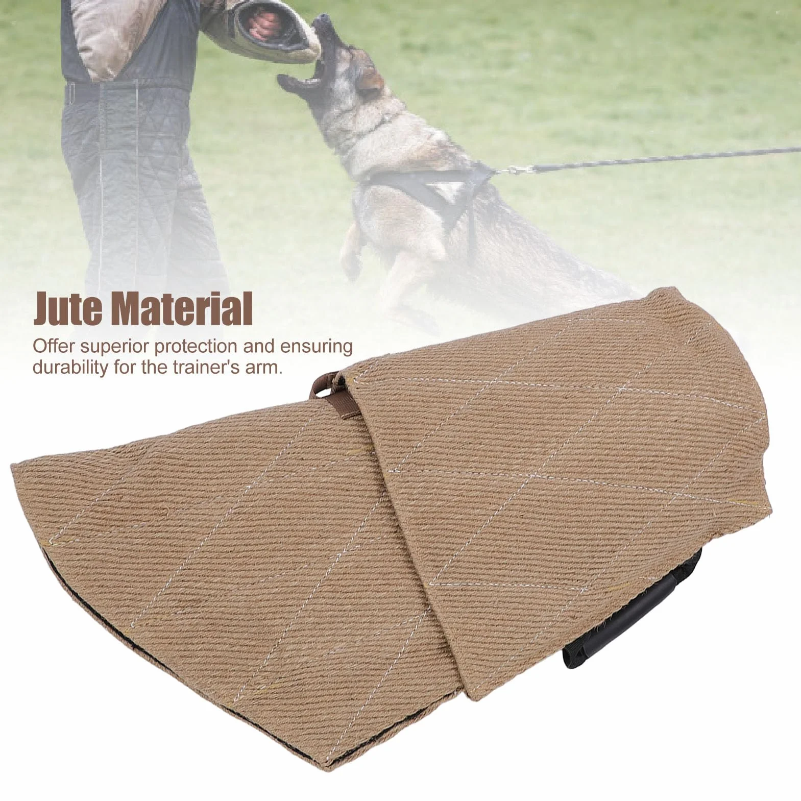 Fockety Manga de Mordedura de, Juguete de Remolcador de Almohada Profesional, Protección de Brazo Desmontable de Entrenamiento de Mordedura de Perros para Morder, Interactivos, K9