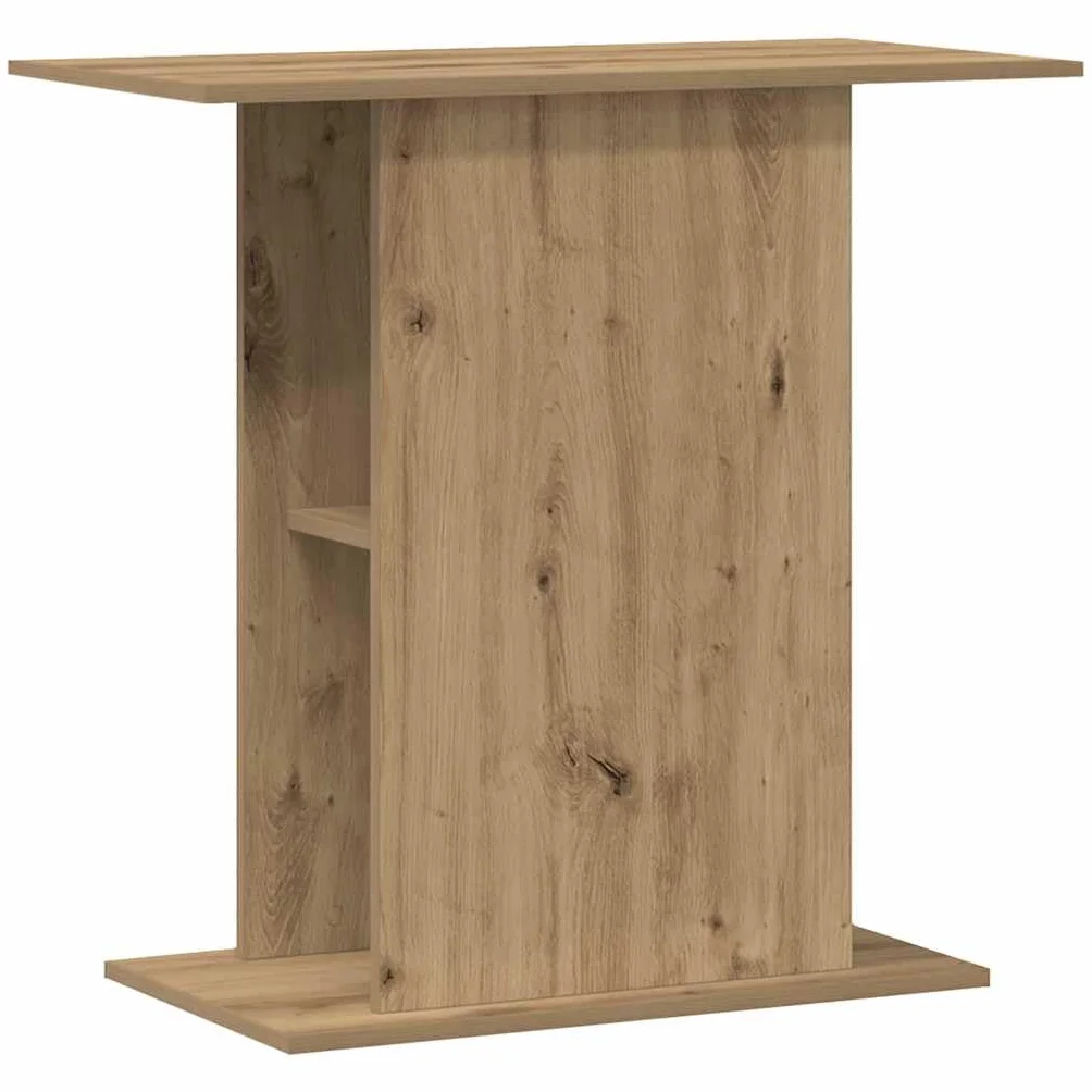 Genérico Soporte para Acuario de Roble Artesanal, 36 x 75 x 72,5 cm, Madera de ingeniería,Producto para Mascotas y Animales,Productos para Mascotas,Productos para Peces,Soportes para acuarios-857291