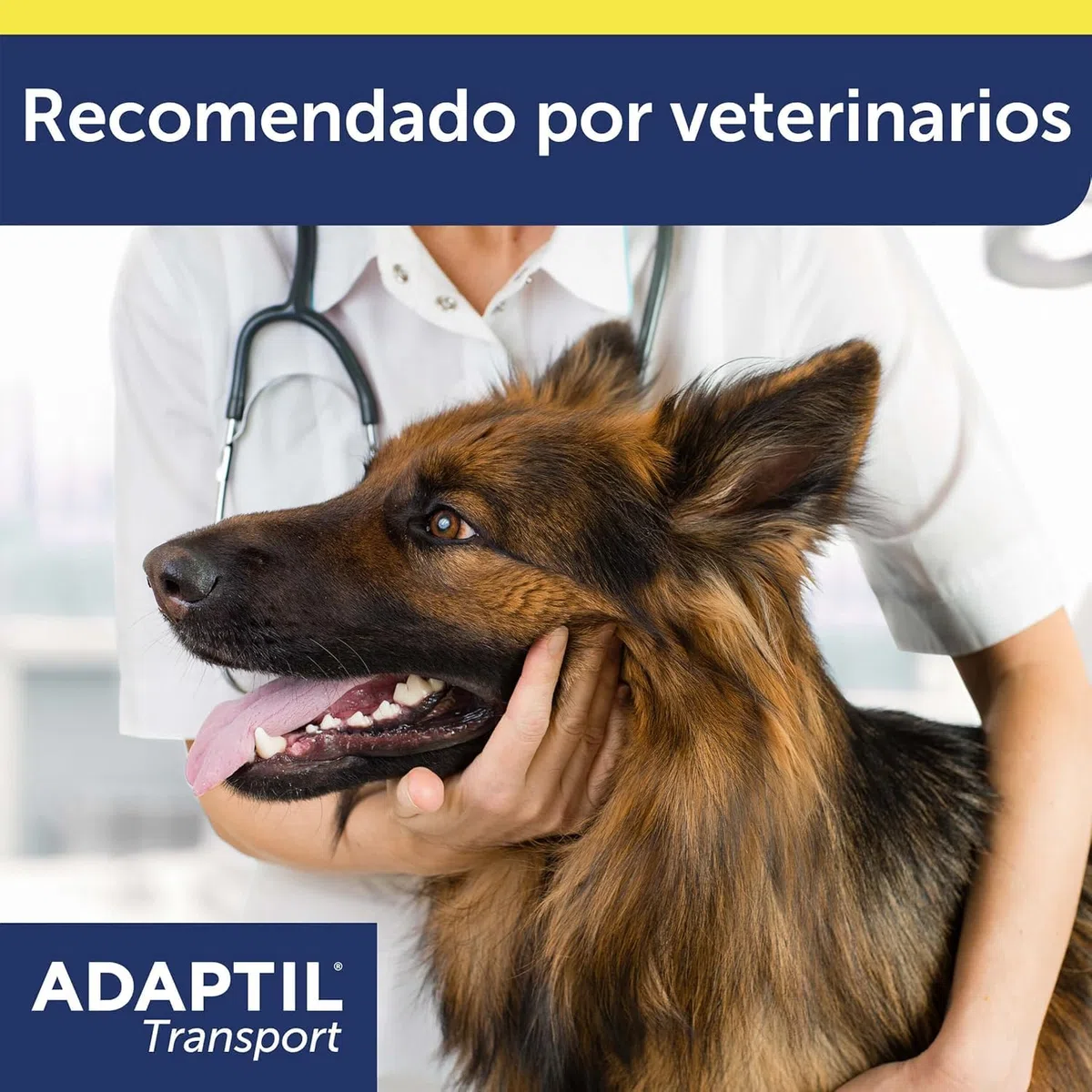 Adaptil Pack Antiestrés para Cachorros - Collar Junior + Spray Transport 60 ml - Calma y Seguridad - Reduce Miedos y Ansiedad - Ideal para Adaptación, Aprendizaje y Viajes