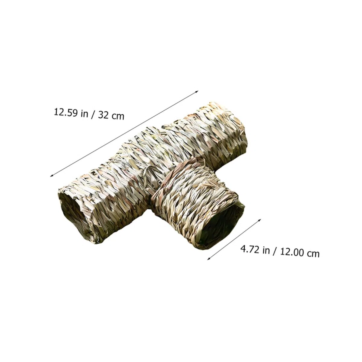 VANZACK 2piezas Hamster Hut De Natural Juguete para Hámster y Roedores Accesorio para Diseño y Mano