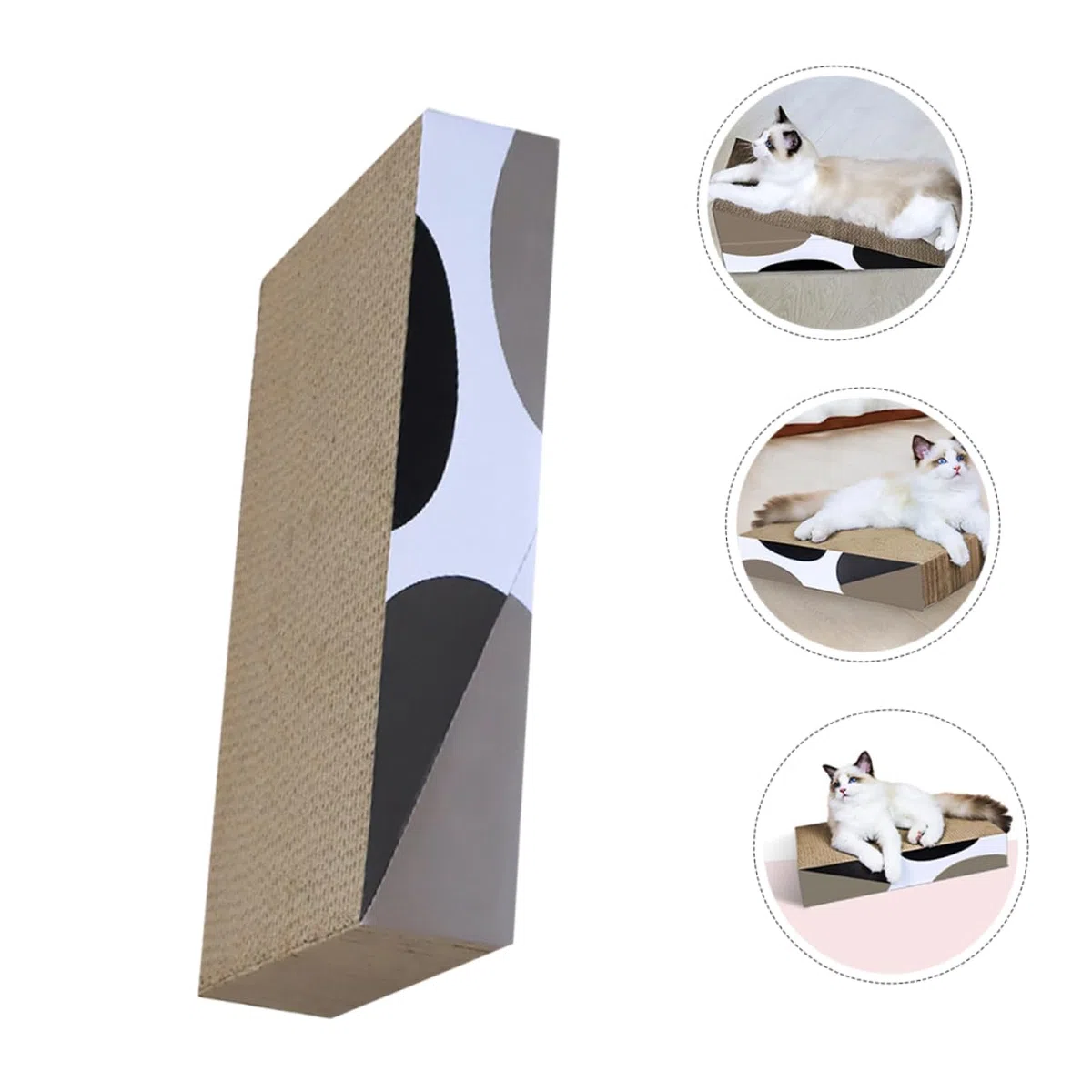 INOOMP Rascador De Cartón Almohadilla para Rascar Tablero para Gatos De Interior para Gatos y Gatitos