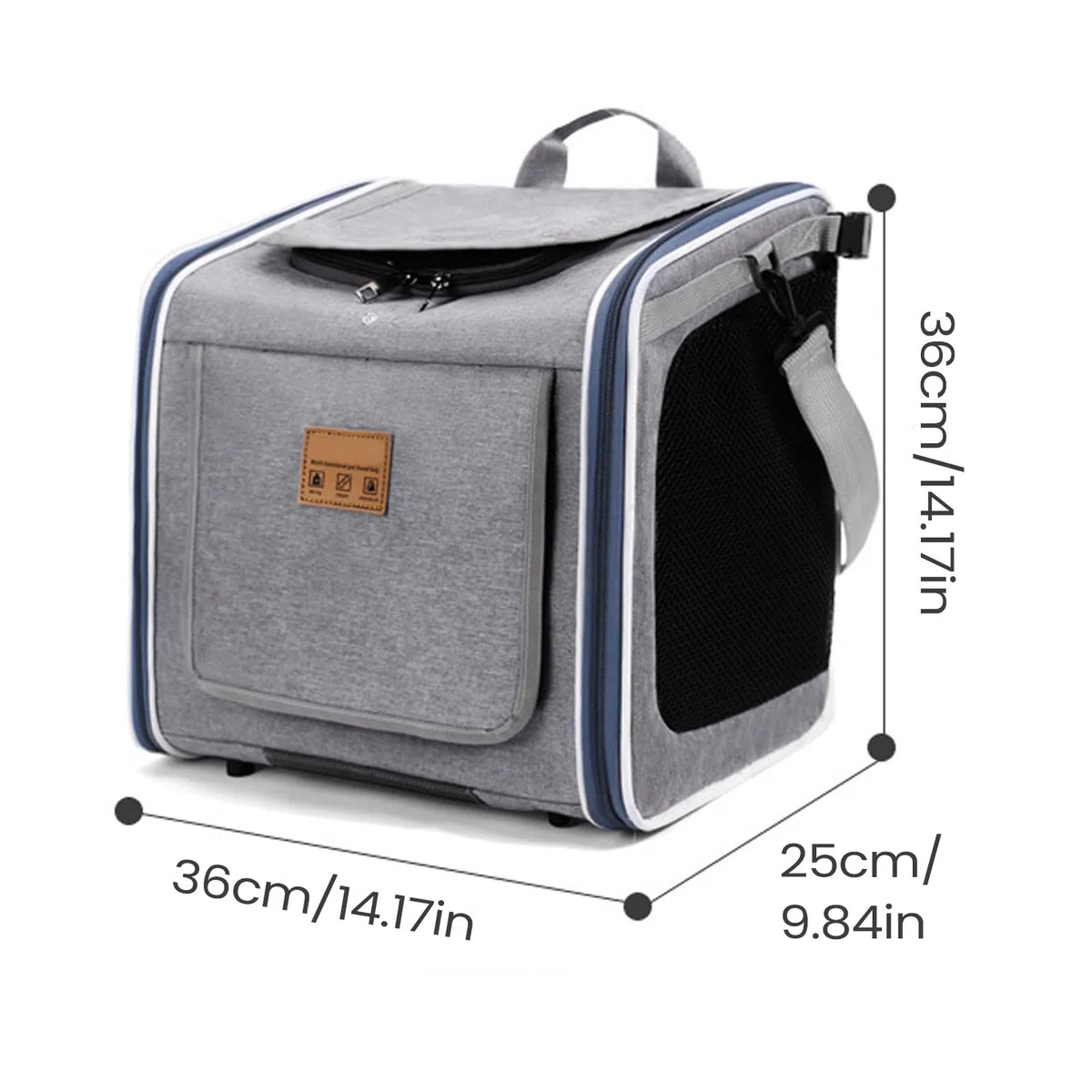 Cesta Para Perro De Bicicleta Portabicicleta Para Mascotas En El Manillar | Mochila Elevadora Para Mascotas En Bicicleta Para Paseos Senderismo Compras Entornos Urbanos Y Naturales Viajes Y