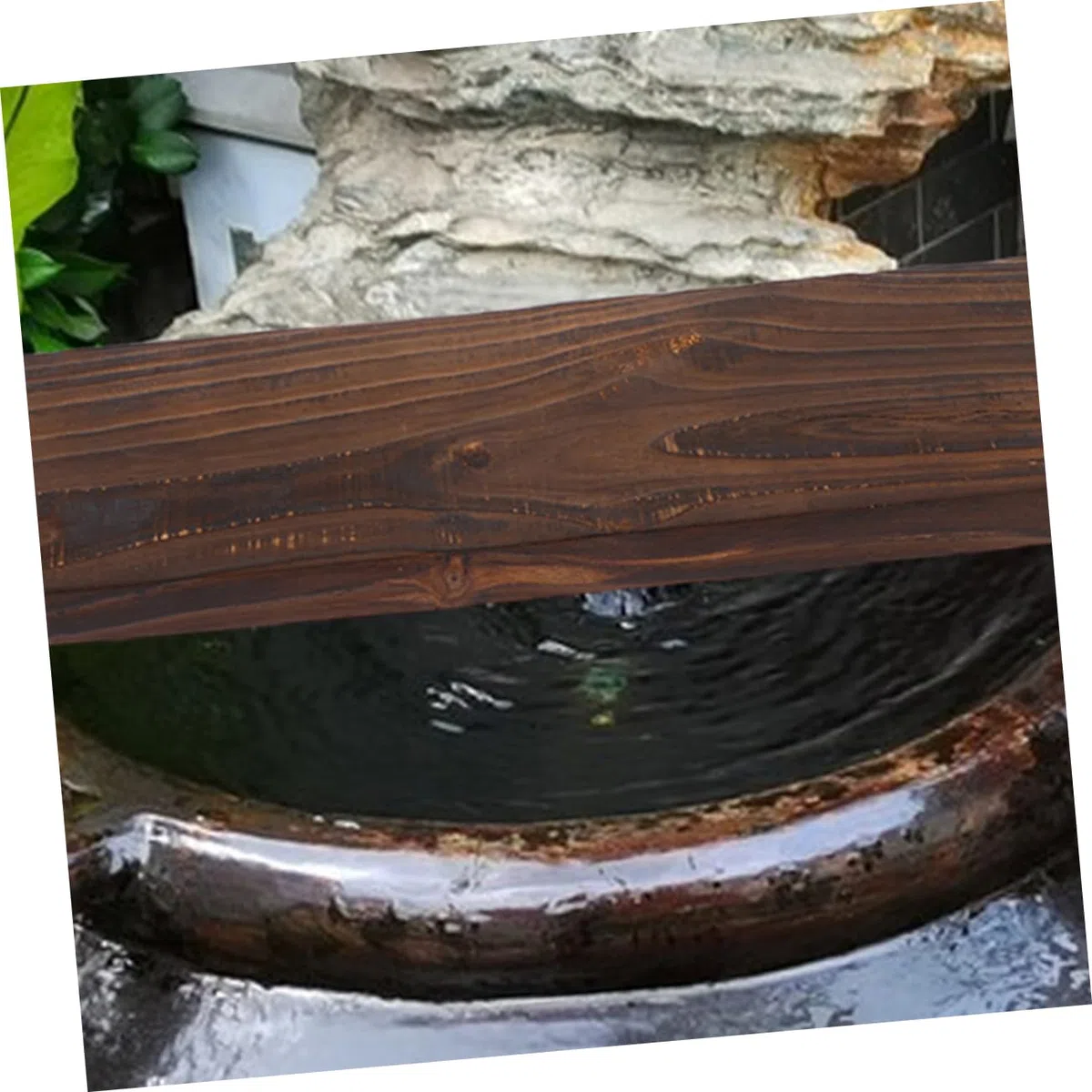 Levemolo Placa De Madera Natural para Acuarios Accesorio Decorativo para Fuentes Que Mejora La Calidad del Agua y Aporta Rústico Tanques