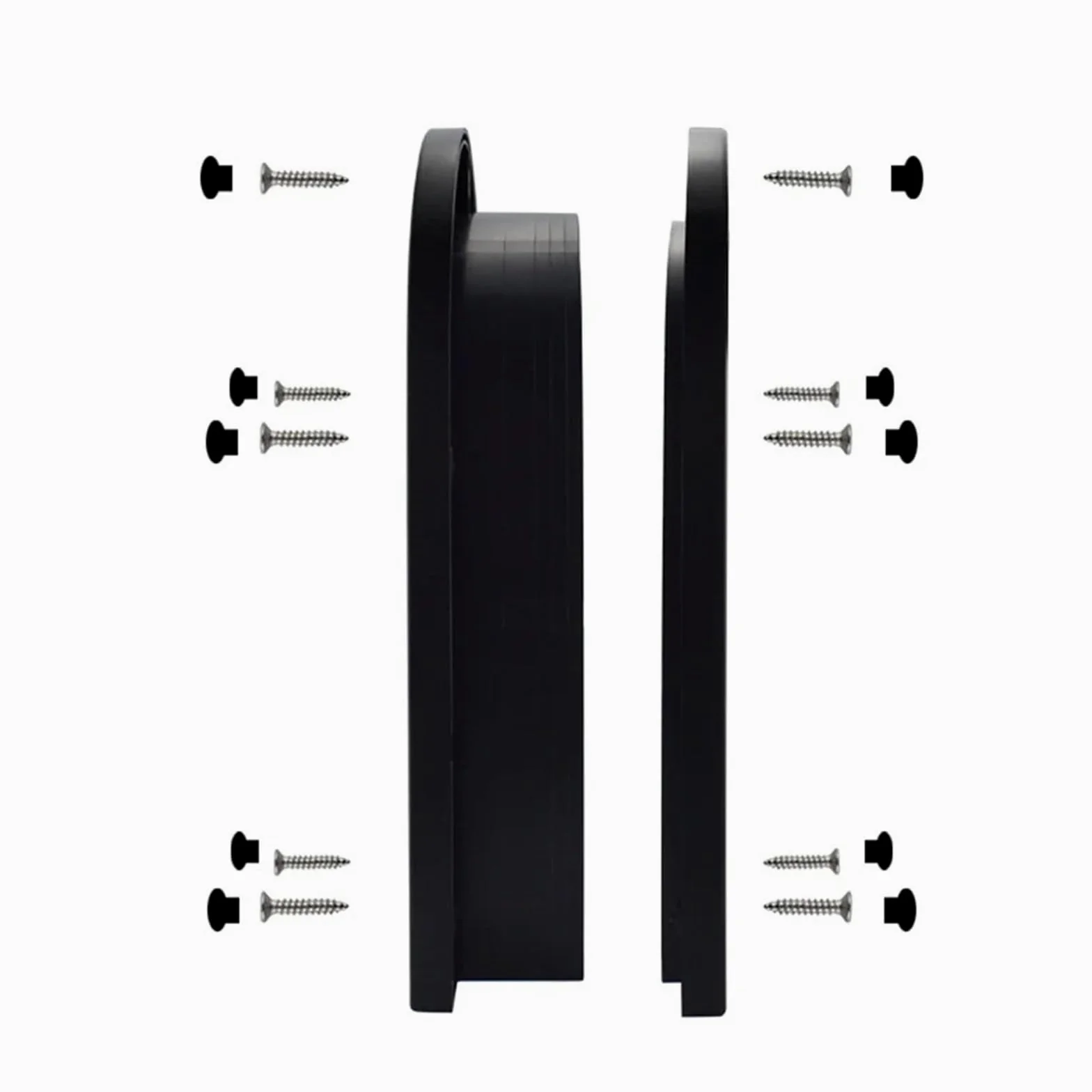 Gateras para Puertas Puerta de Pantalla for Perros y Gatos domésticos, Ventana magnética Entrada Libre for Puertas arqueadas plástico ABS Madera, Accesorios para Puerta(White)