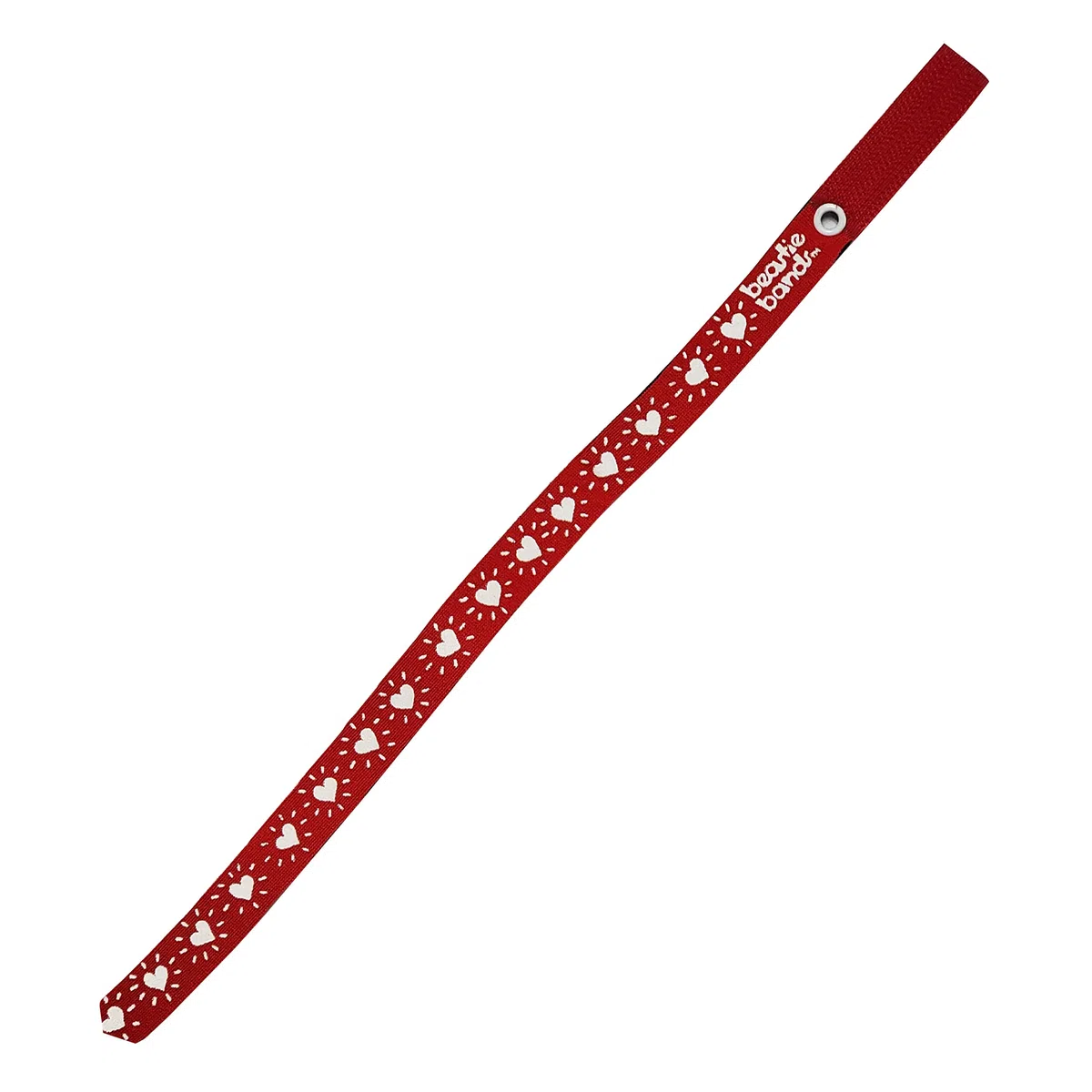 Collar de gato con corazones (rojo)