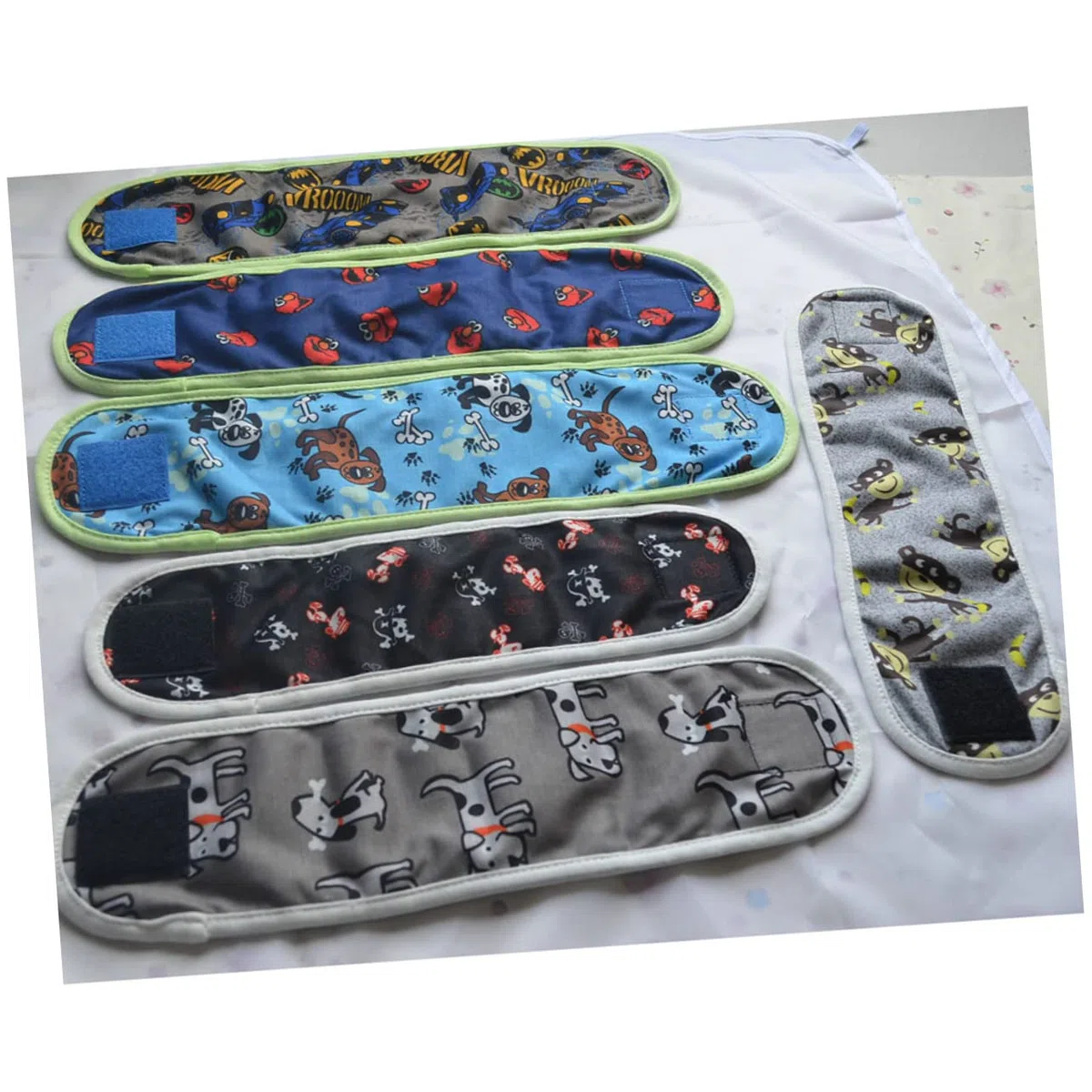 SUPVOX 3 Juegos De Ropa Interior para Perro Reutilizables De 9 X 30 Cm De Algodón Lavables A Máquina Evitan Que Se Marque El Territorio. 3 Unidades.