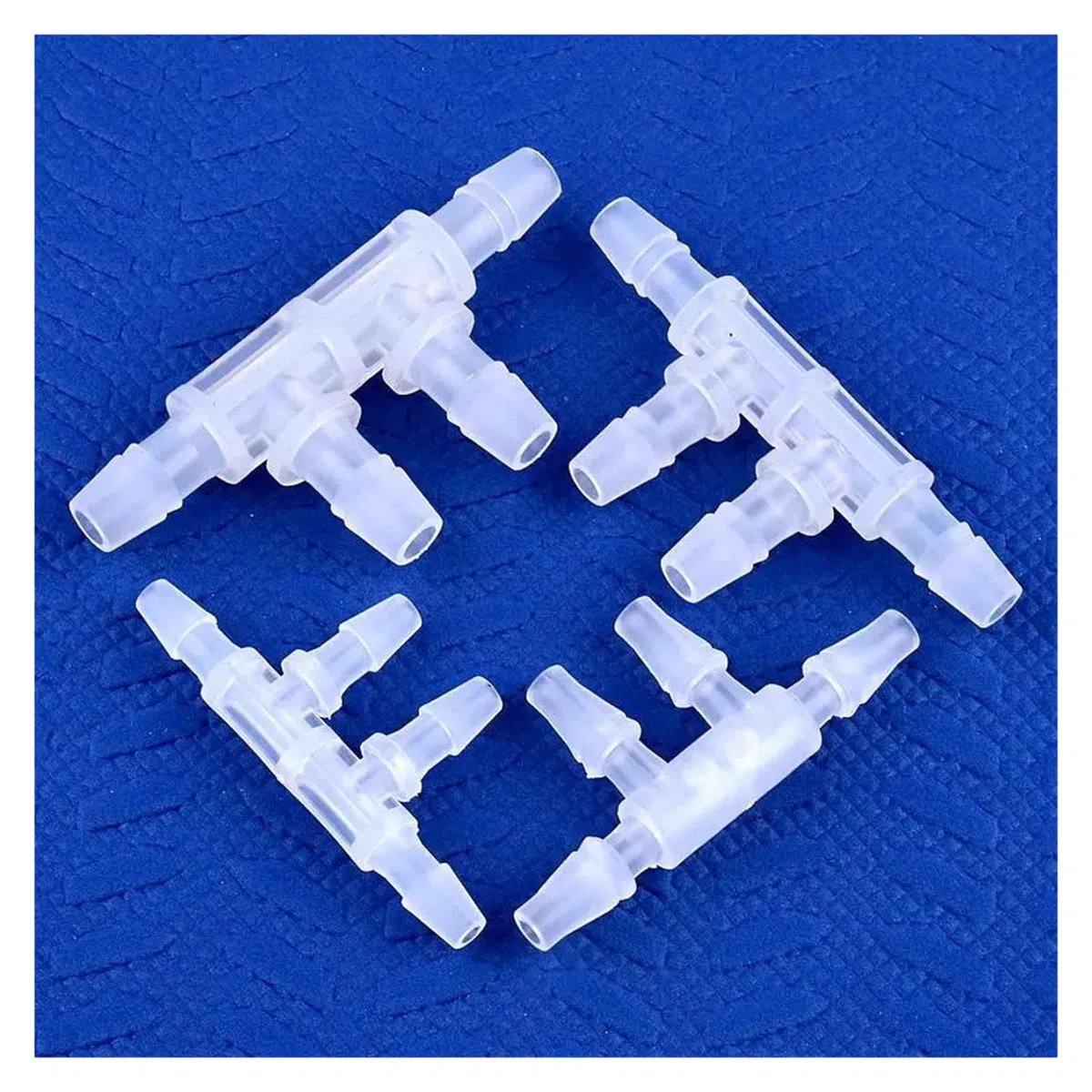 5-200 piezas de conectores de manguera de bomba de aire de acuario de tubería de 2,4~11,1 mm(6.4mm,50 Pieces)