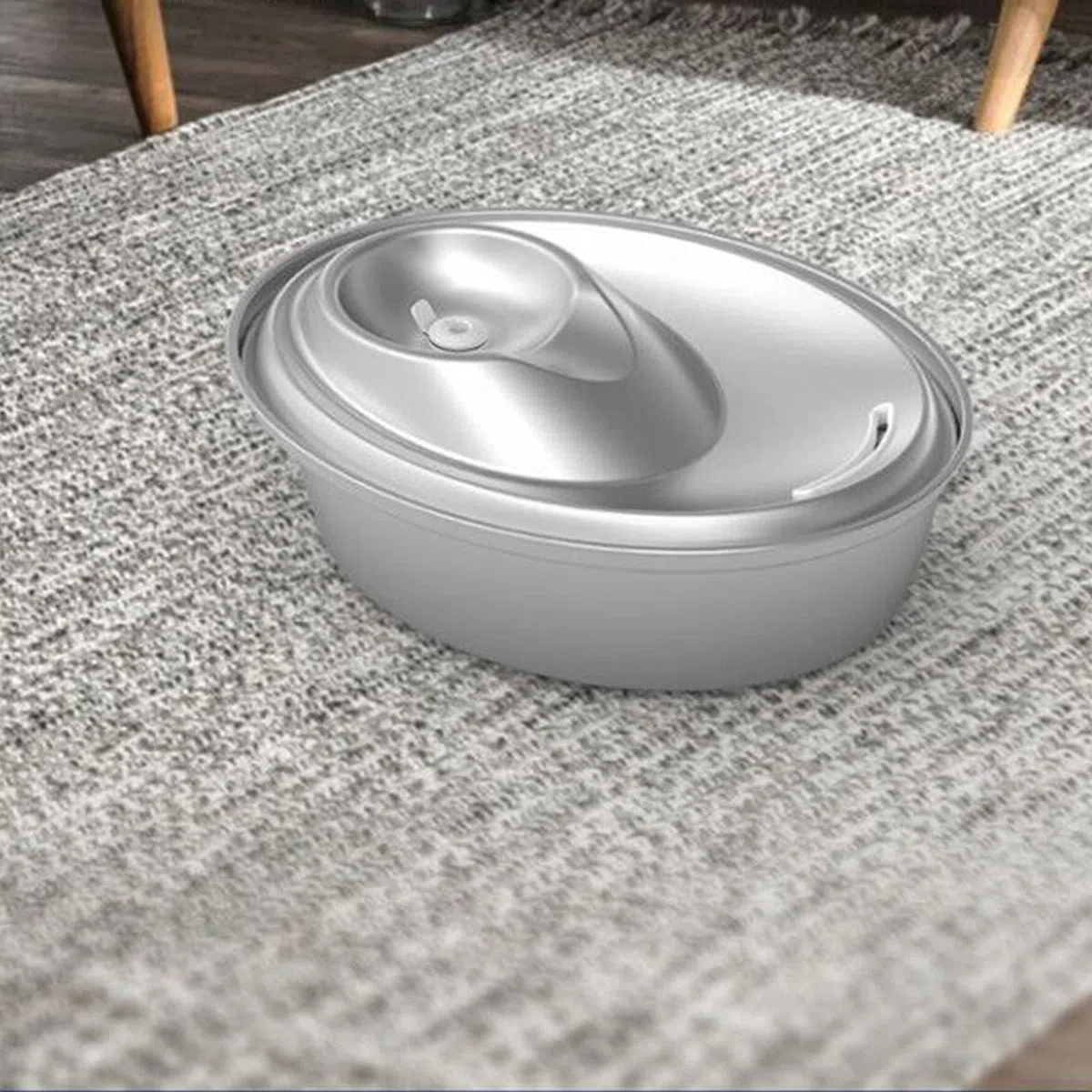 Fuente De Agua para Gatos De Acero Inoxidable, Fuente para Mascotas De 2 L, Fuentes De Agua Automáticas Ultra Silenciosas para Gatos con 3 Filtros De Repuesto