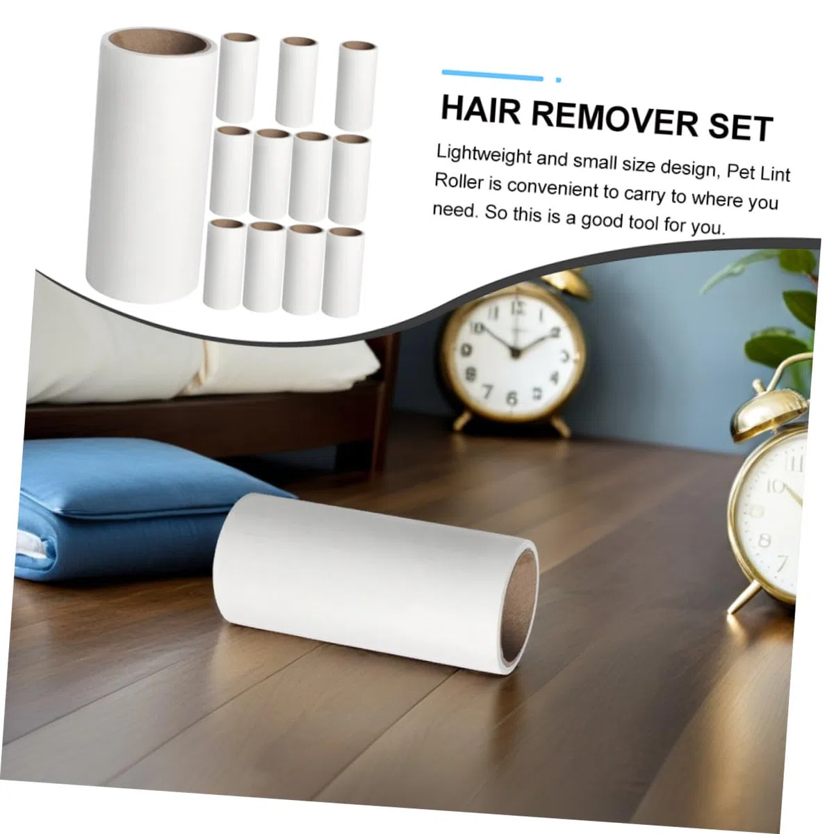 INOOMP 12 Uds Rodillos De Pelusa De Papel Adhesivo Conveniente Removedor De Pelusa Gato Removedor De Pelusa Conveniente Rodillo De Piel Conveniente Removedor De Pelusa Accesorio De