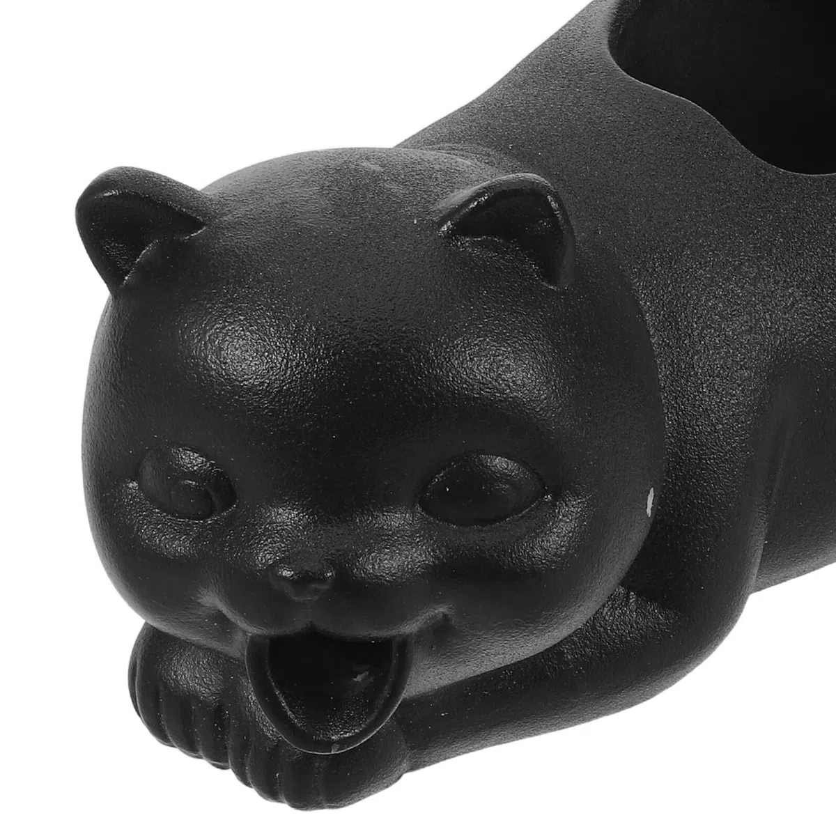 Dispositivo De Flujo De Agua para Acuario Escupidera De Cerámica Boquilla Figura De Gato para Decoración De Pecera Jardín o Interior