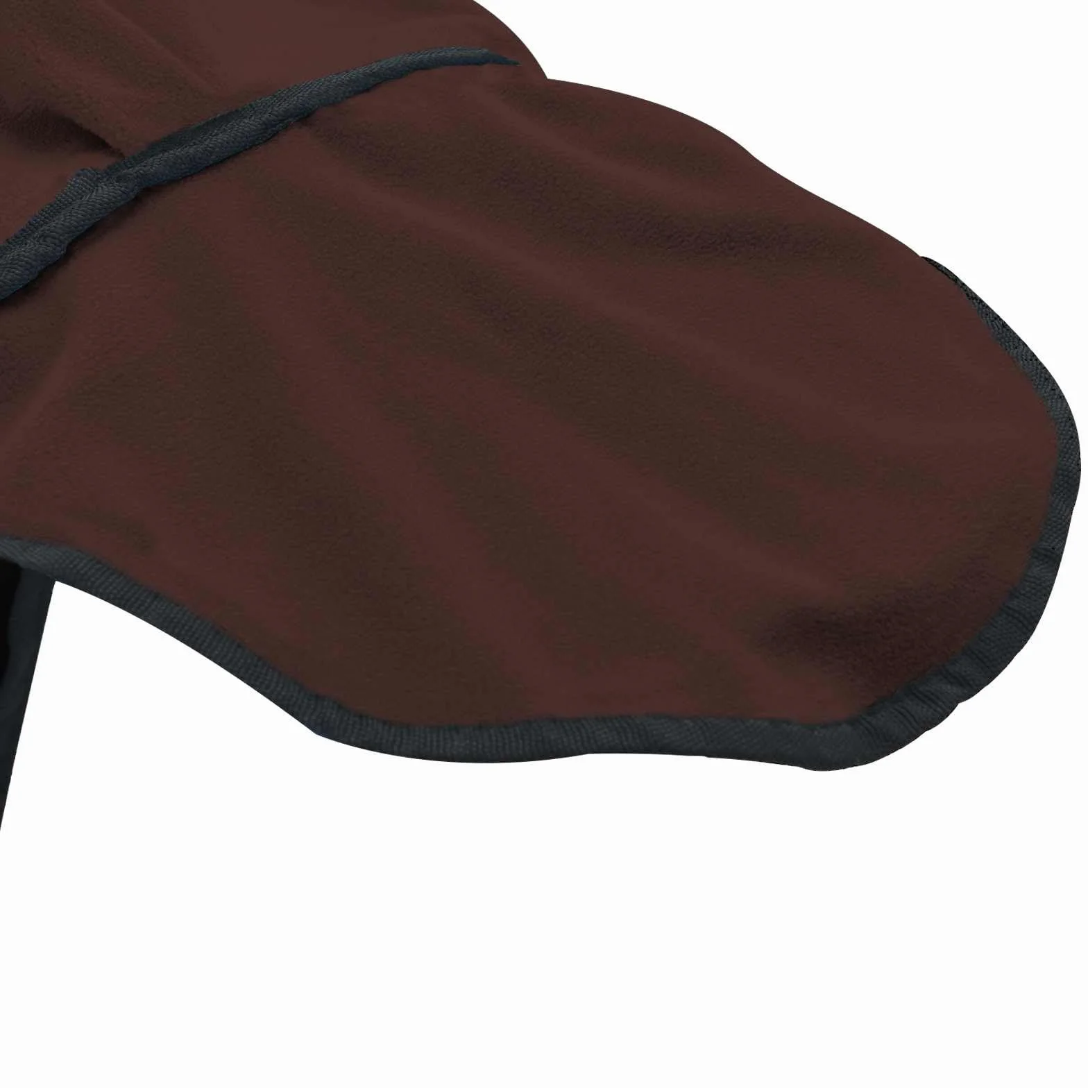 Manta para caballo, color marrón oscuro, 75 cm, poliéster, mimbre, para invierno, para exteriores, transpirable, resistente al agua, resistente al viento, forro para el cuello, protección