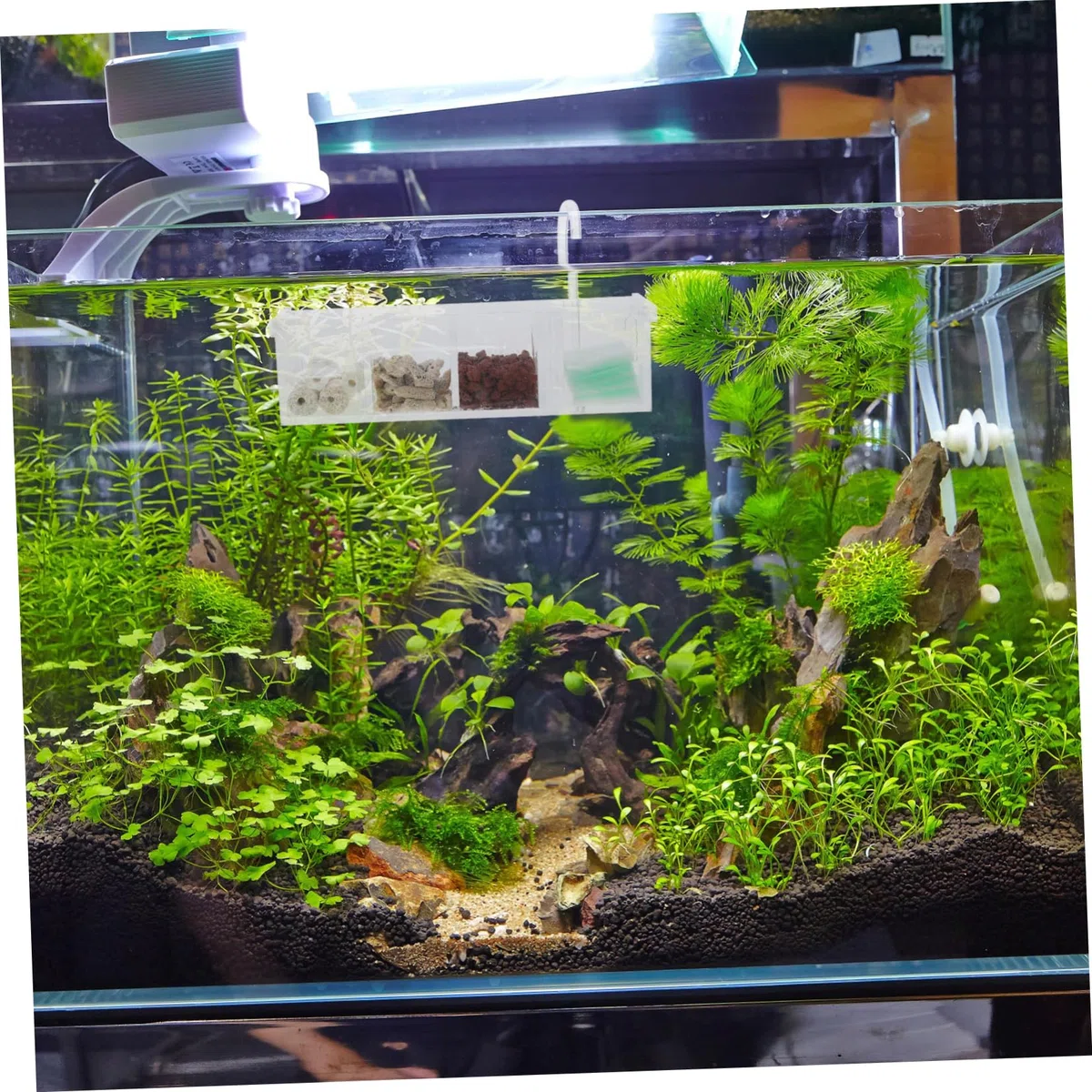 Milisten Caja De Filtro Acuario Multifuncional Seguro Ciclo Ecológico Fácil Instalacion