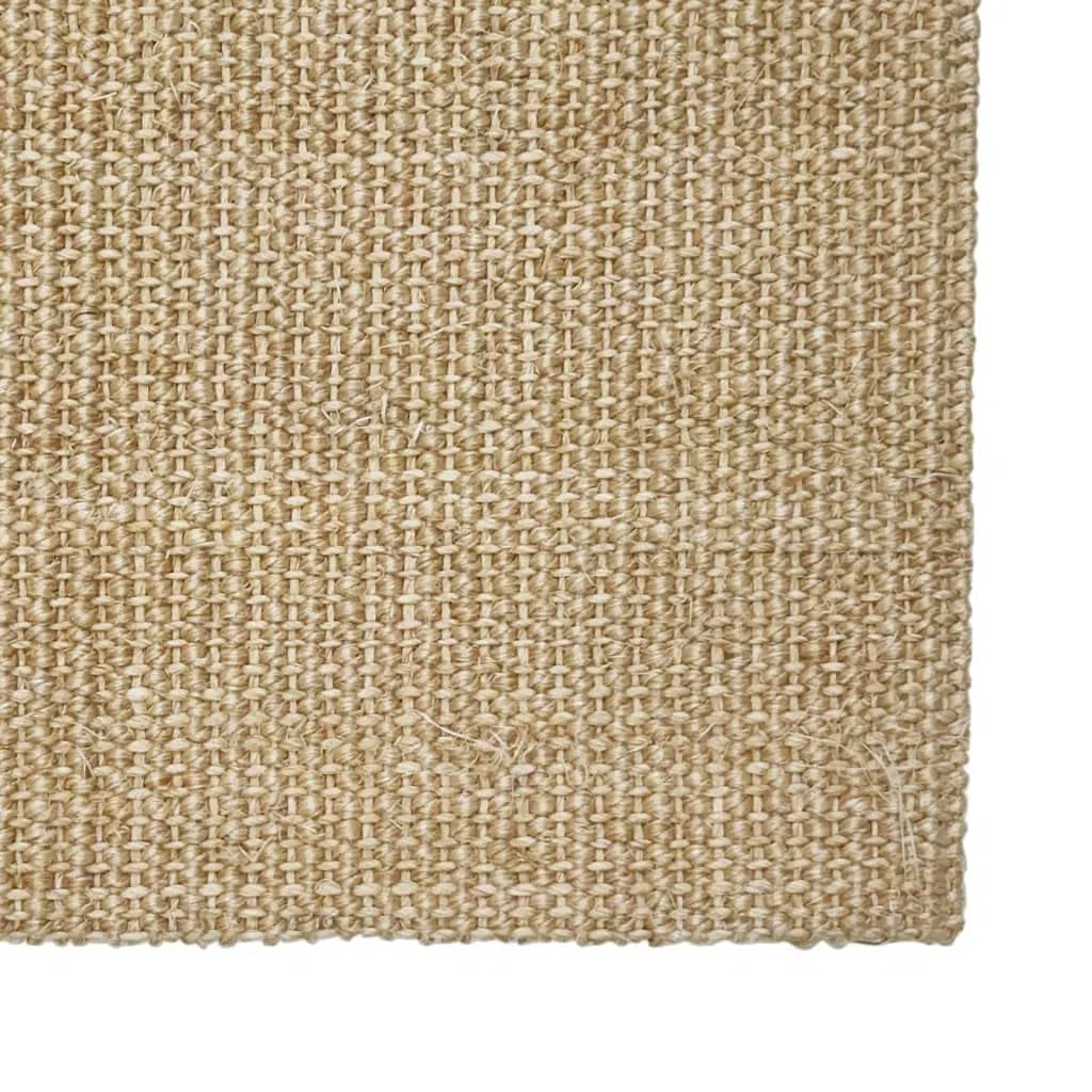 Rascador para gatos, 66 x 300 cm, 100% sisal duradero, con parte trasera antideslizante, adecuada para árboles rascadores, muebles de gatos, juego y dormir, ideal para interiores, fácil