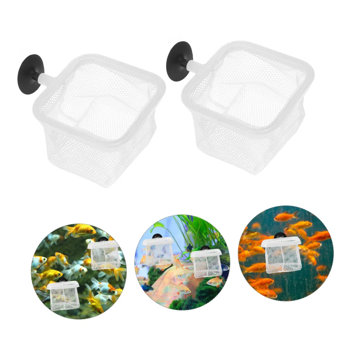 Kisangel 20 Piezas De Red para Pecera Caja De Cría De Peces Accesorios para Pecera Red para Divisor De Divisor De Cajas para Incubar para Cría De Peces De