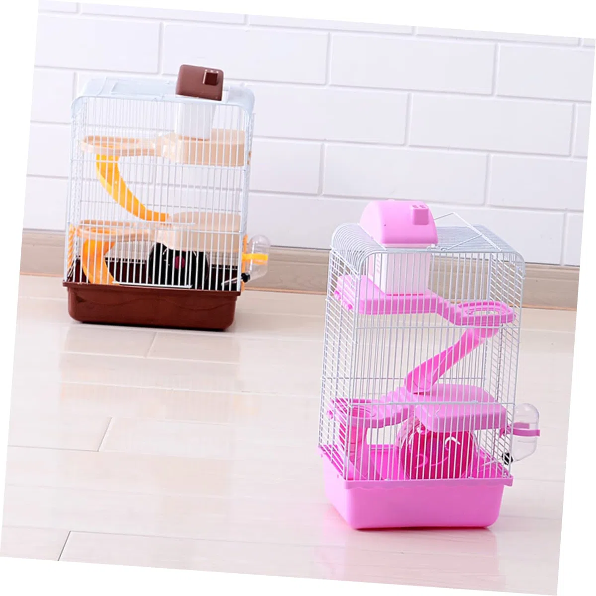 Beaupretty Jaula para Hámster Tipo Villa 3 Niveles Ecológica Duradera Incluye Accesorios