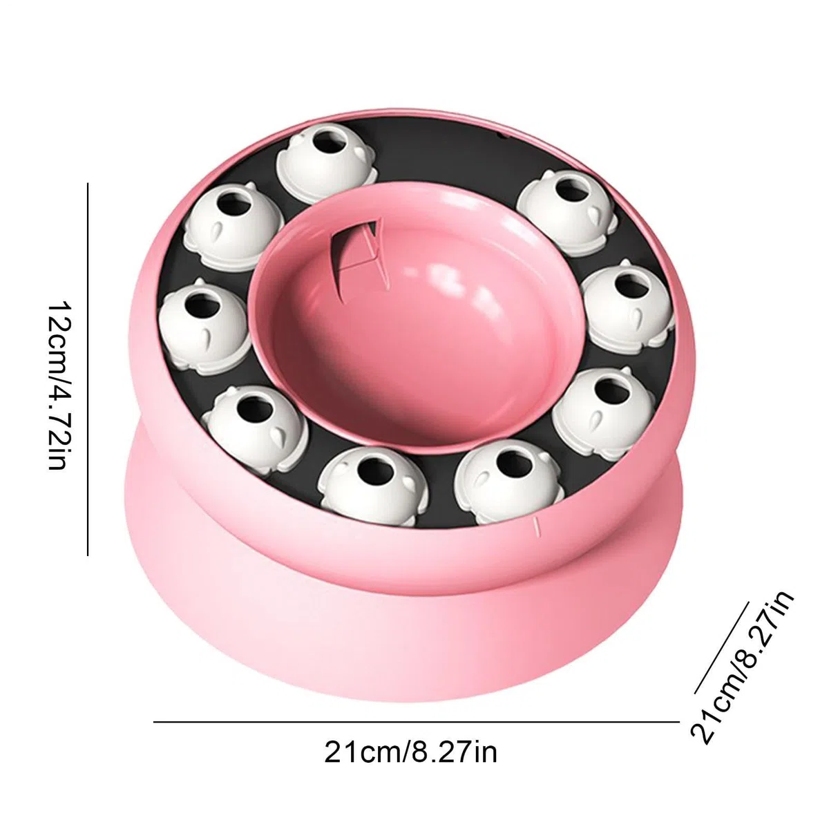 Comedero lento interactivo para gatos contra eslingas