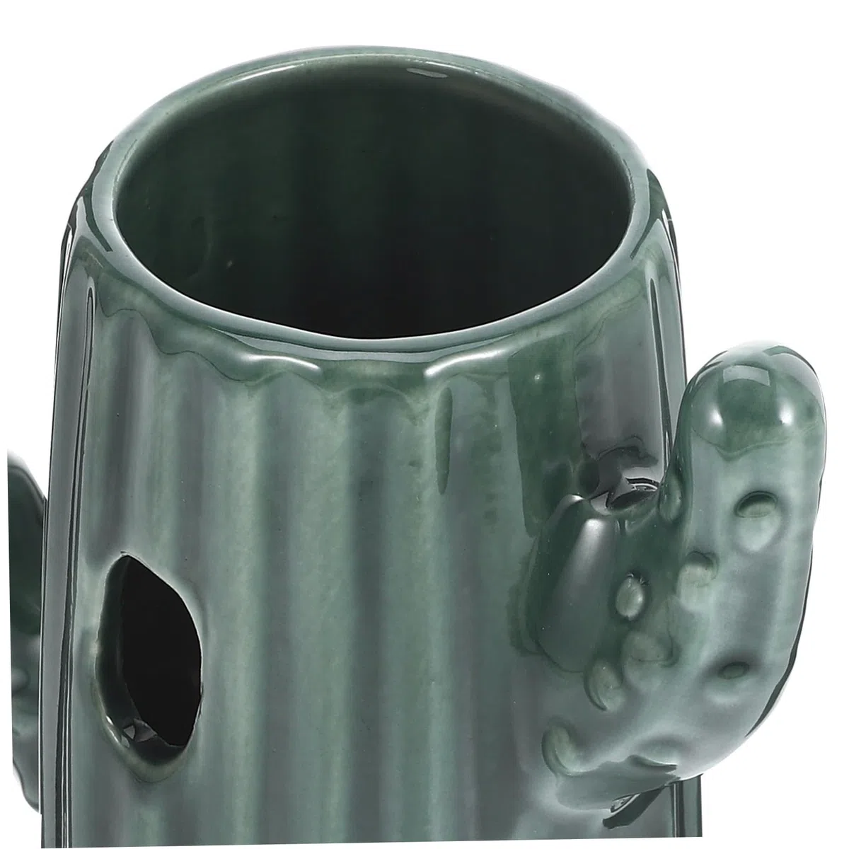 BESPORTBLE 3piezas Soporte para Bebedero De Hamster De Cerámica Forma De Cactus Dispensador De Agua para Mascotas Pequeñas Decoración De Jaula y Accesorio Práctico