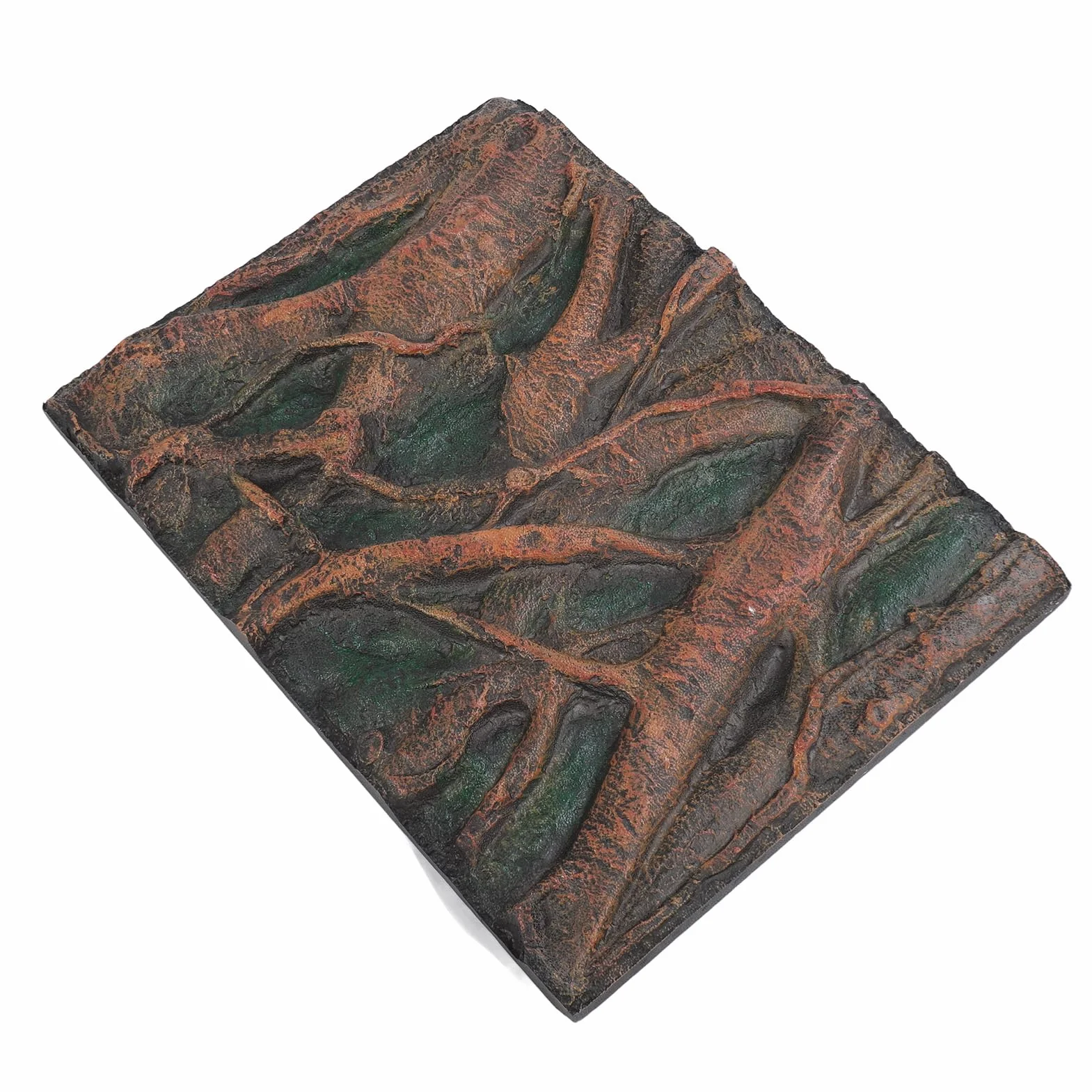 Fondo de Acuario 3D, Material de Espuma, Fondo de Reptil único para Espacios Acuáticos, Acuarios y Terrarios (H)